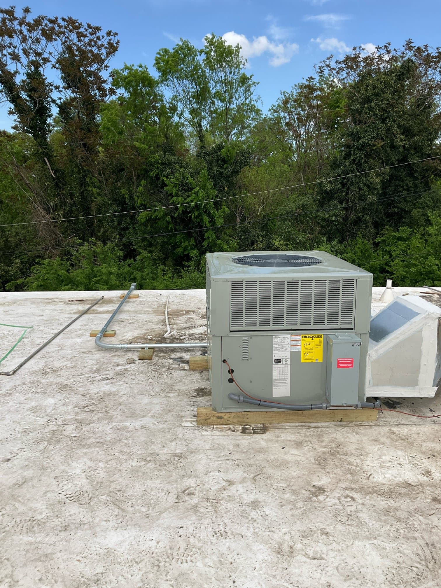 Rooftop AC Service Disconnects & Feeder Wiring in Greenville, SC
