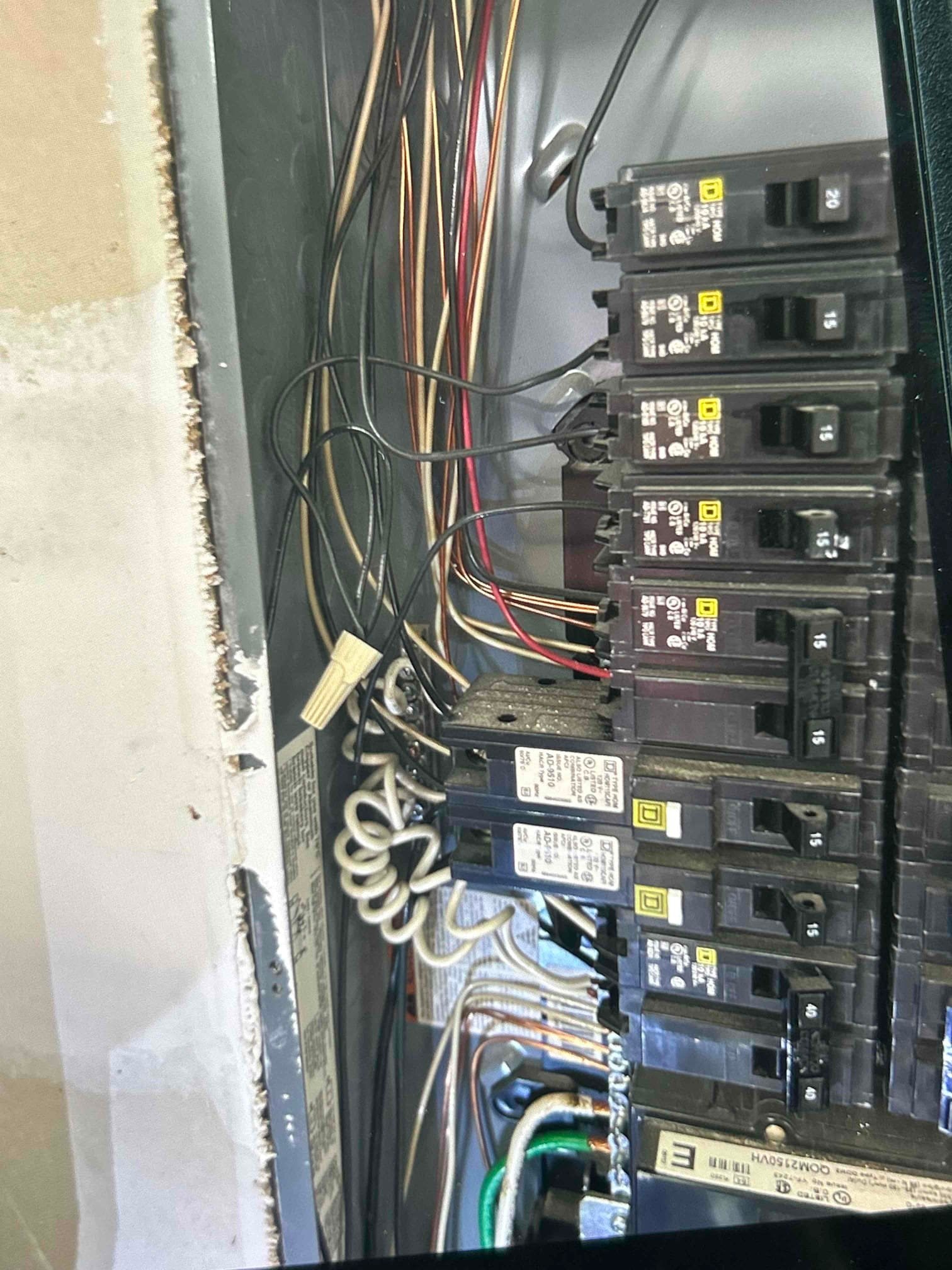 AFCI Breaker Replacement & Panel Rejuvenation in Lowell, NC completed by Touchstone Electric