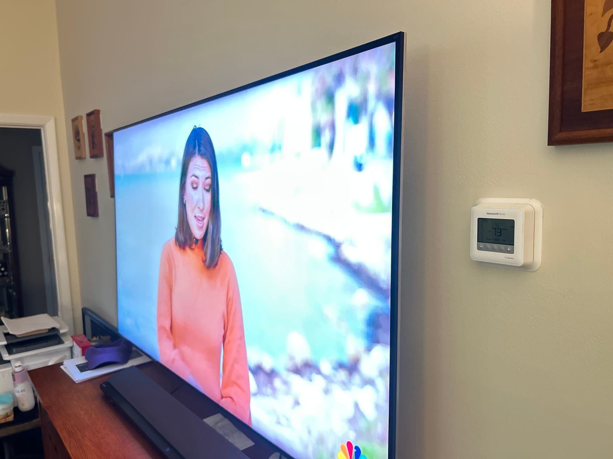 TV Outlet Installation on Interior Wall in Greenville, SC