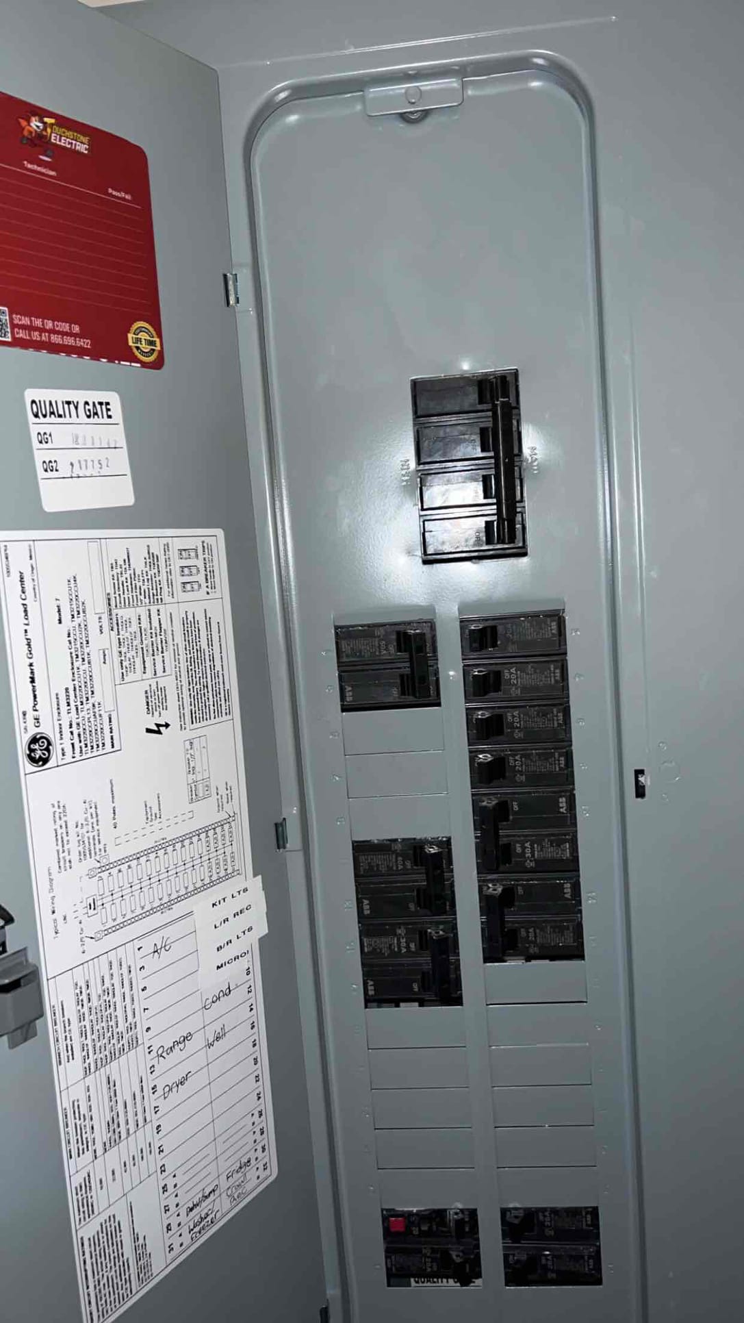 Rock Hill 200 Amp Electrical Panel Upgrade & Breaker Replacement completed by Touchstone Electric