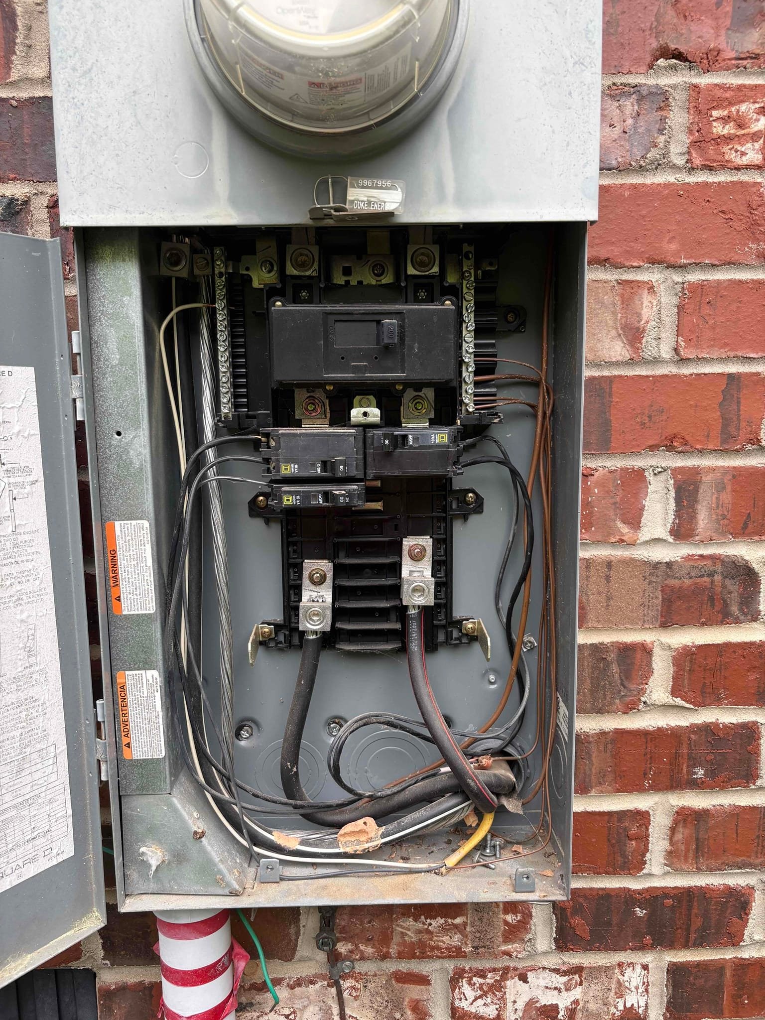 AC Power Reconnection & 30A Breaker Install in Indian Land, SC completed by Touchstone Electric