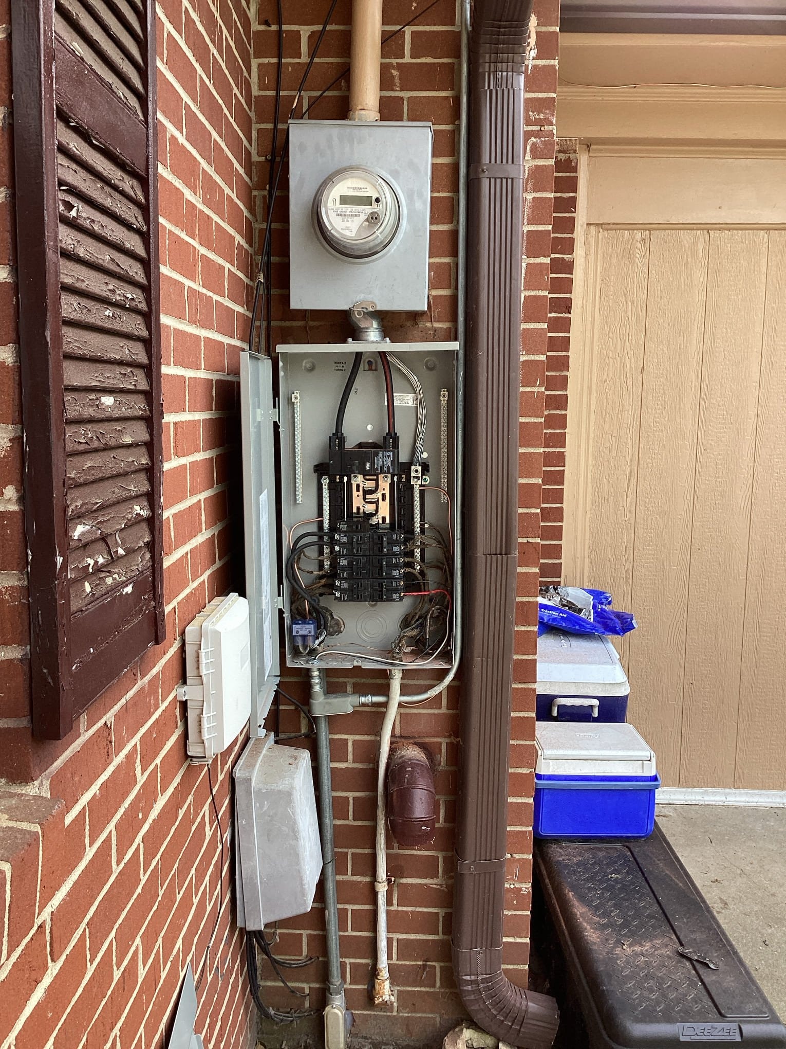 Outdoor Main Electrical Panel Upgrade & Breakers in Eden, NC completed by Touchstone Electric