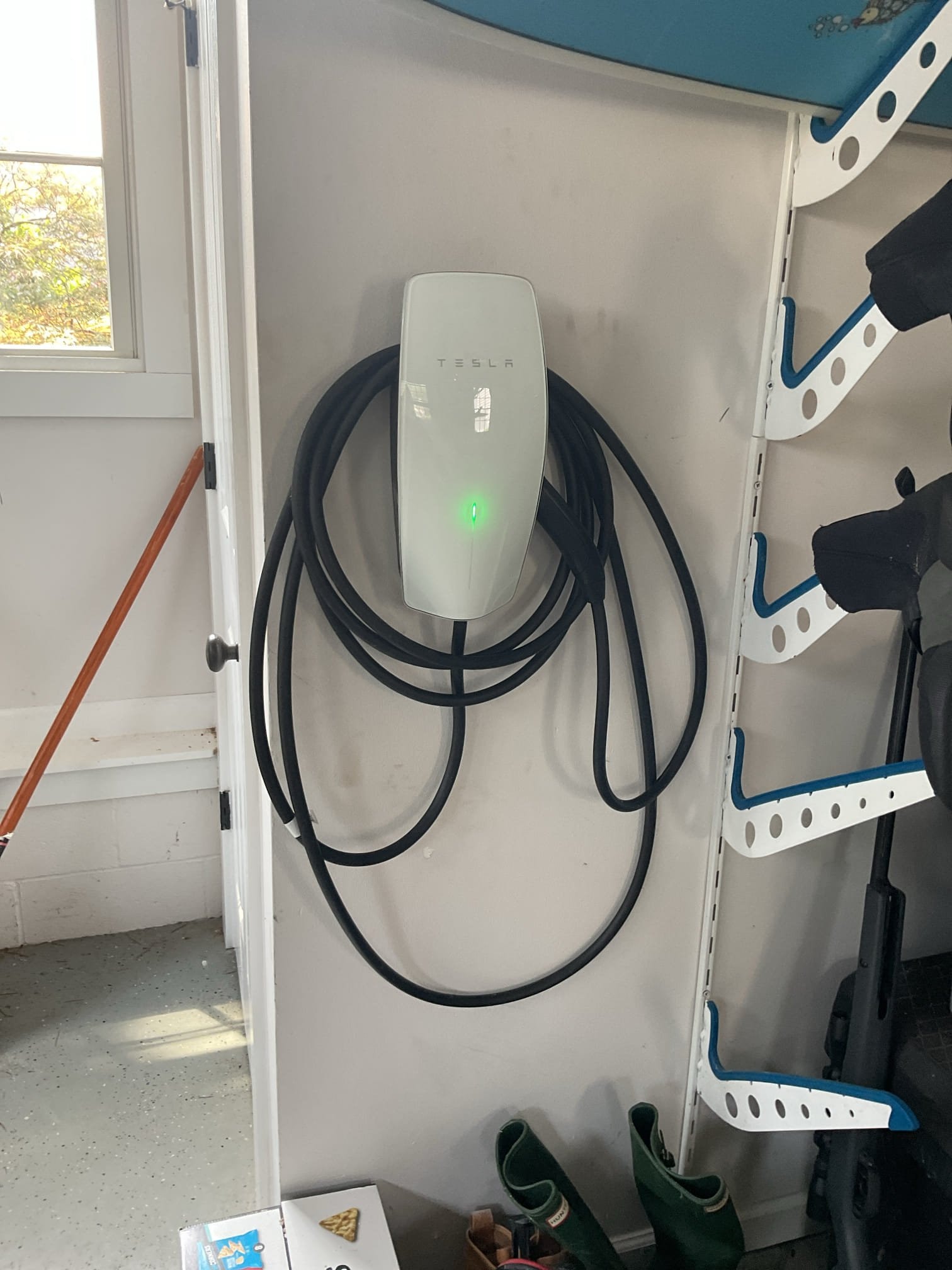 Wilmington Level 2 EV Charger Installation + Surge Protection completed by Touchstone Electric