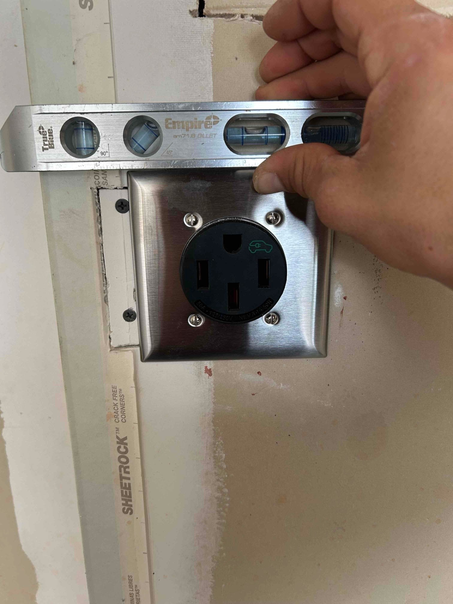 Level 2 EV Charger Installation in Greenville, SC | 50A Circuit completed by Touchstone Electric