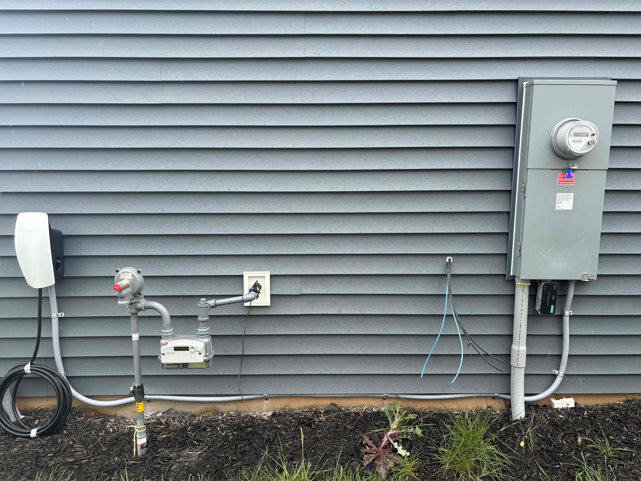 Level 2 EV Charger Install in Fletcher, NC - 60A Circuit & Permit completed by Touchstone Electric