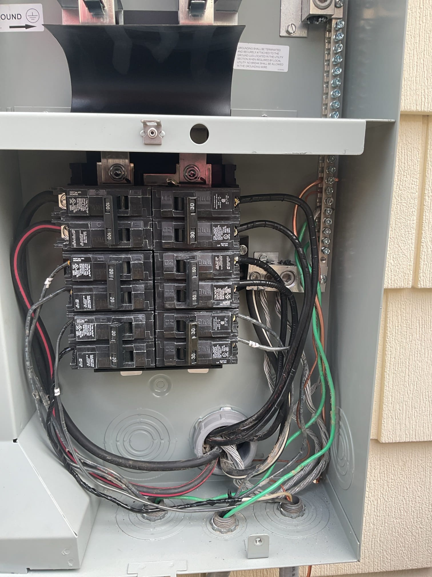 Meter/Main Panel Replacement & Surge Protection in Holly Ridge, NC completed by Touchstone Electric