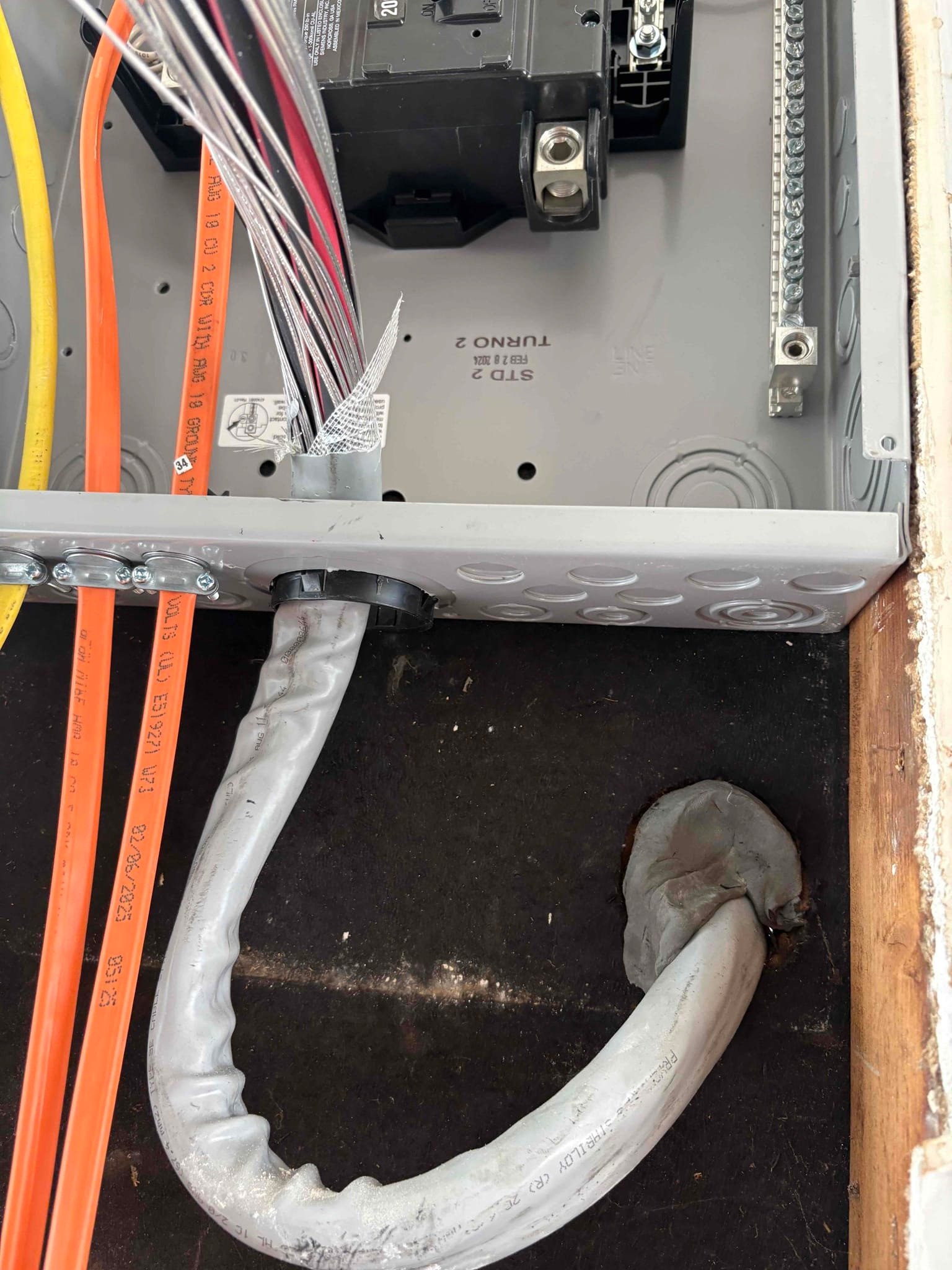 200 Amp Electrical Panel Upgrade & Breaker Install in Hickory completed by Touchstone Electric