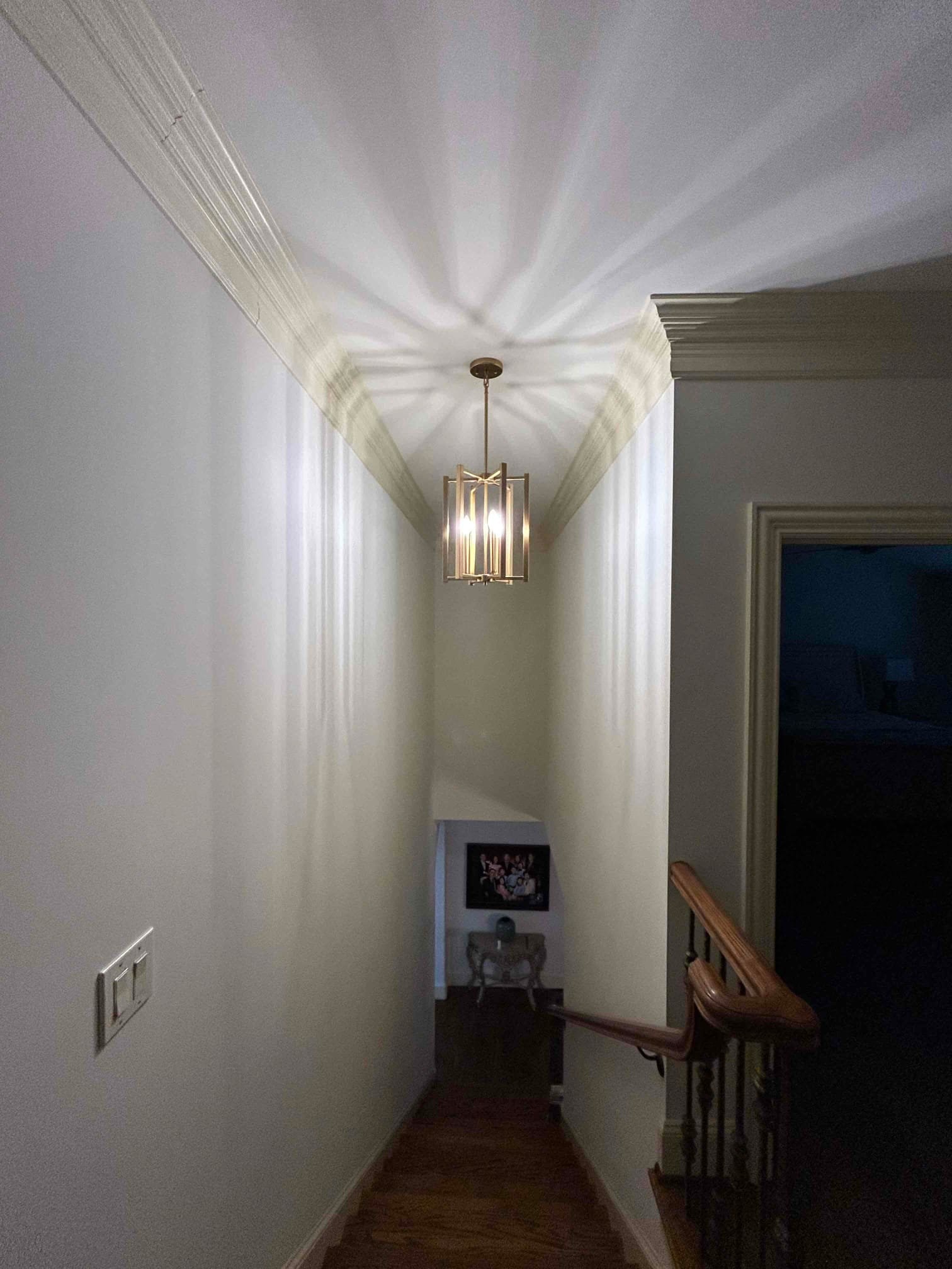 Lighting and bathroom fan installation in Weddington, NC completed by Touchstone Electric