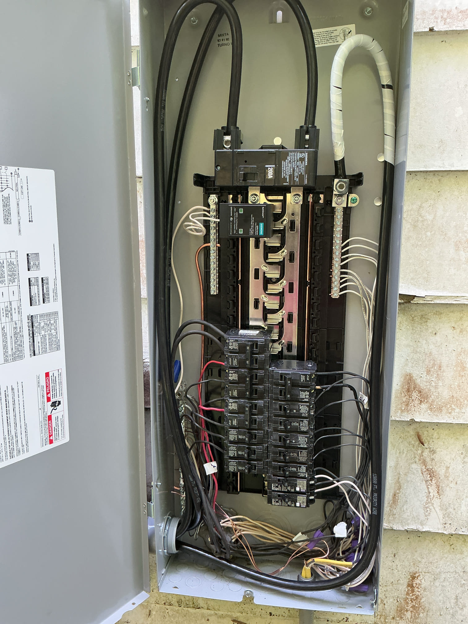 Charlotte 200A Service: Meter Base & Main Panel Upgrade, NC completed by Touchstone Electric