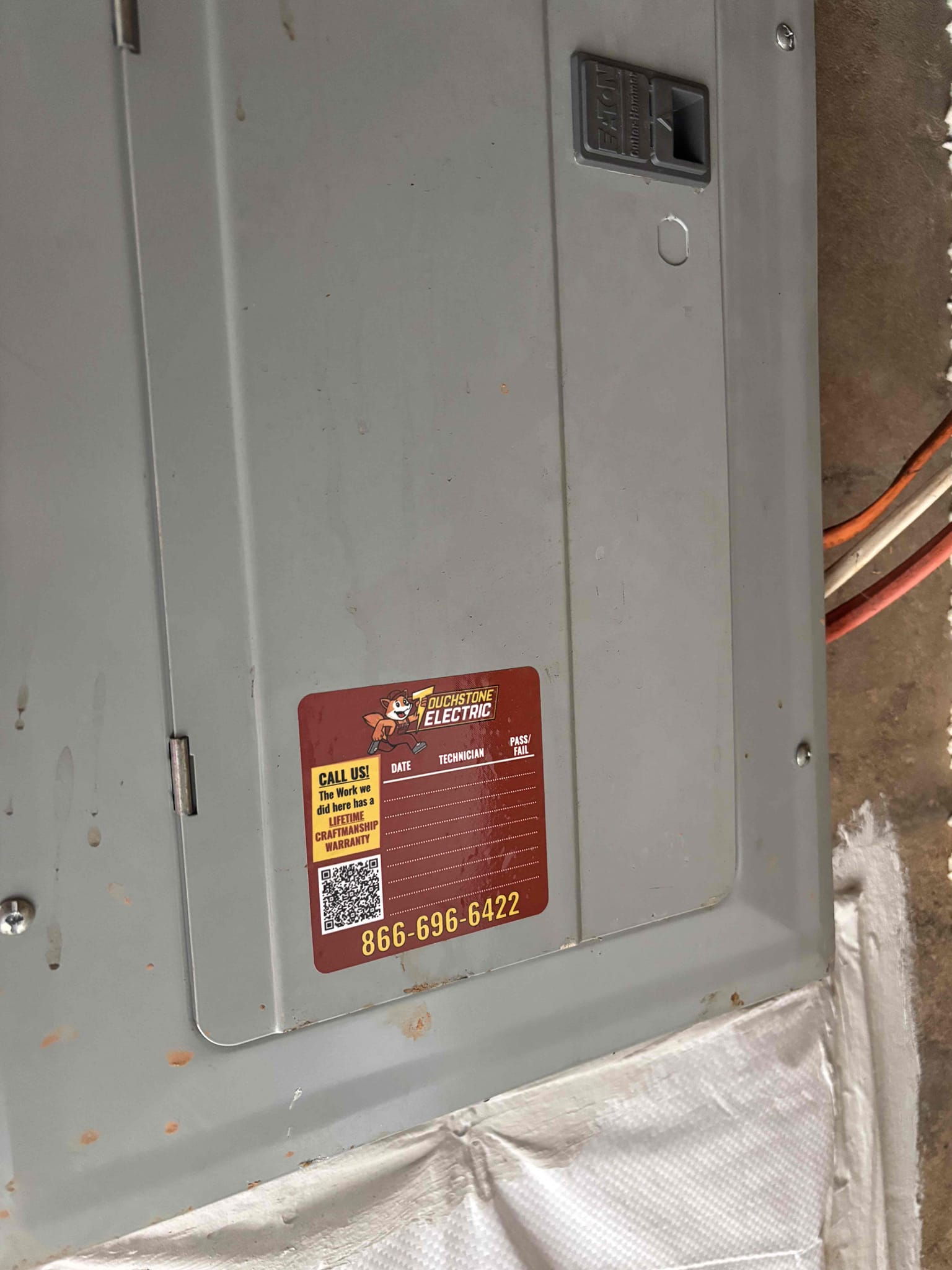 Level 2 EV Charger Installation & Permit in Woodfin, NC completed by Touchstone Electric