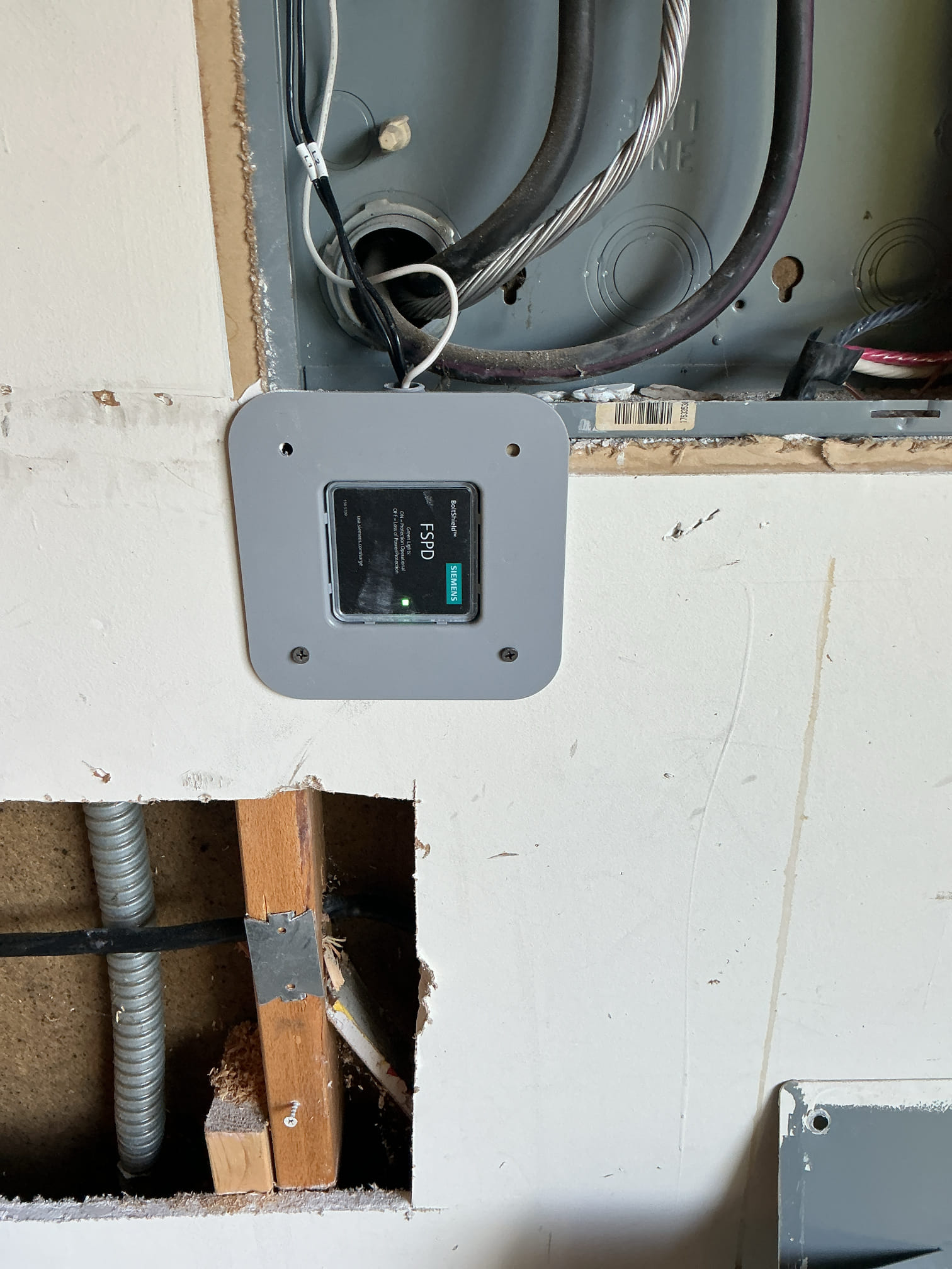 Whole-House Surge Protection Installation in Charlotte, NC completed by Touchstone Electric