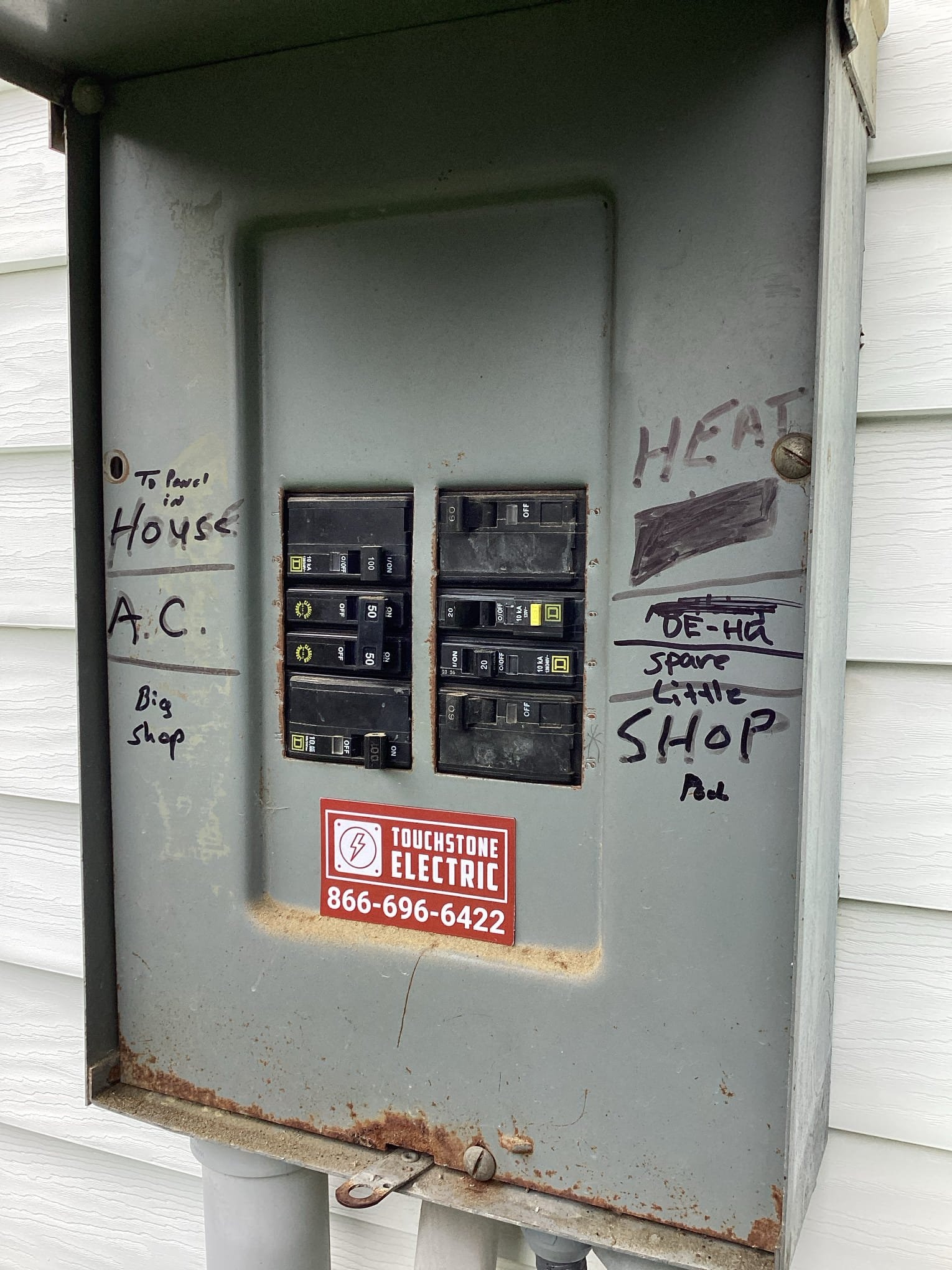 GFCI Breaker Replacement & Outlet Installation in Bethel, NC completed by Touchstone Electric