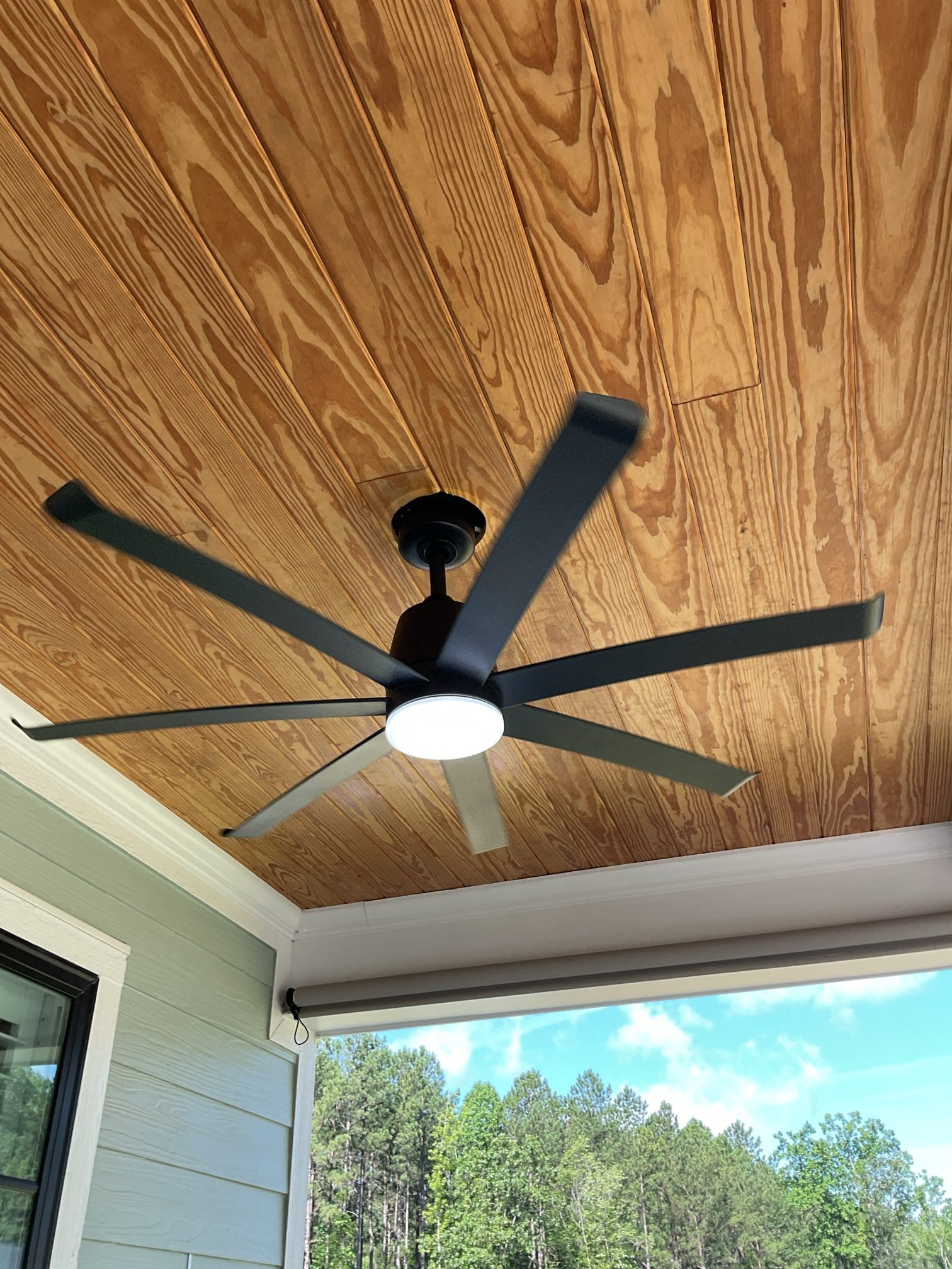 Ceiling Fan Installation & Outlet Install in Fuquay Varina, NC completed by Touchstone Electric