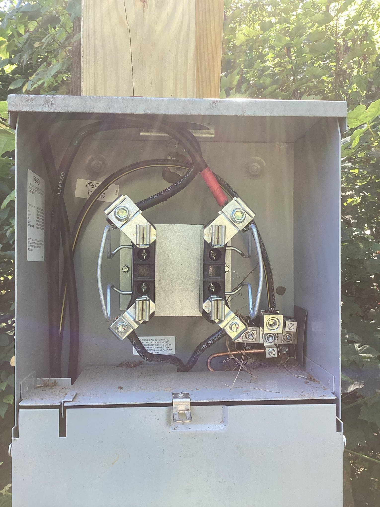 Temporary Power Pole Removal & Service Disconnect in Winston-Salem
