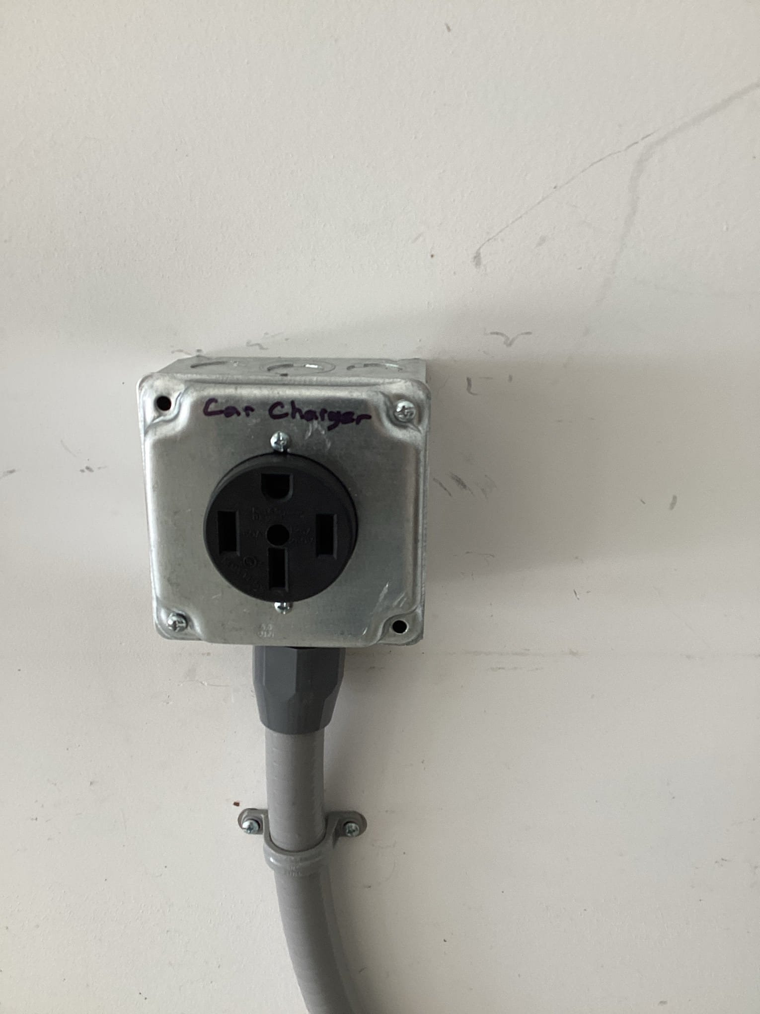 Level 2 EV Charger Installation in Raleigh, NC with 50A Circuit completed by Touchstone Electric