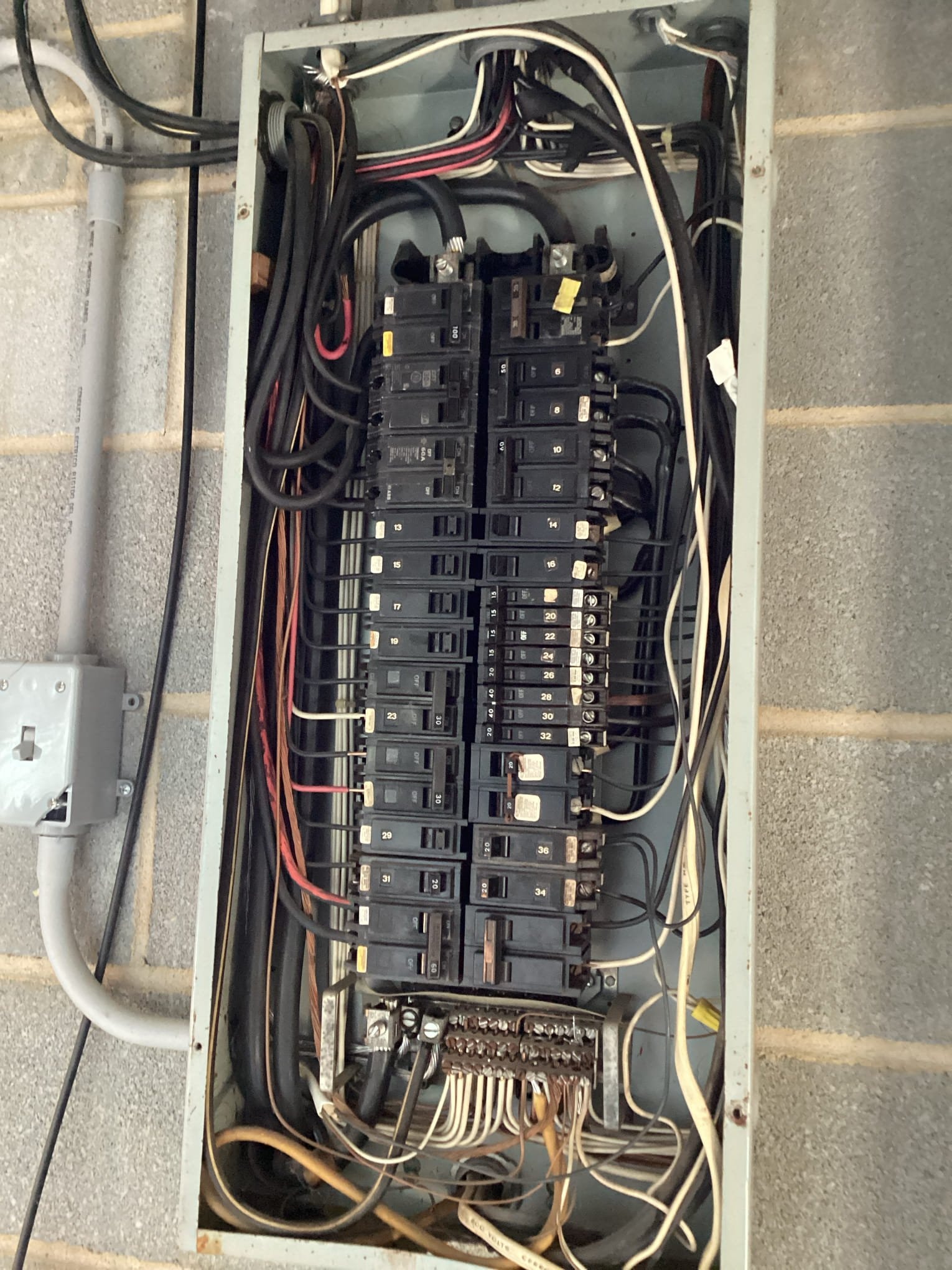 200A Electrical Panel Upgrade & Breaker Replacement in Maiden, NC completed by Touchstone Electric