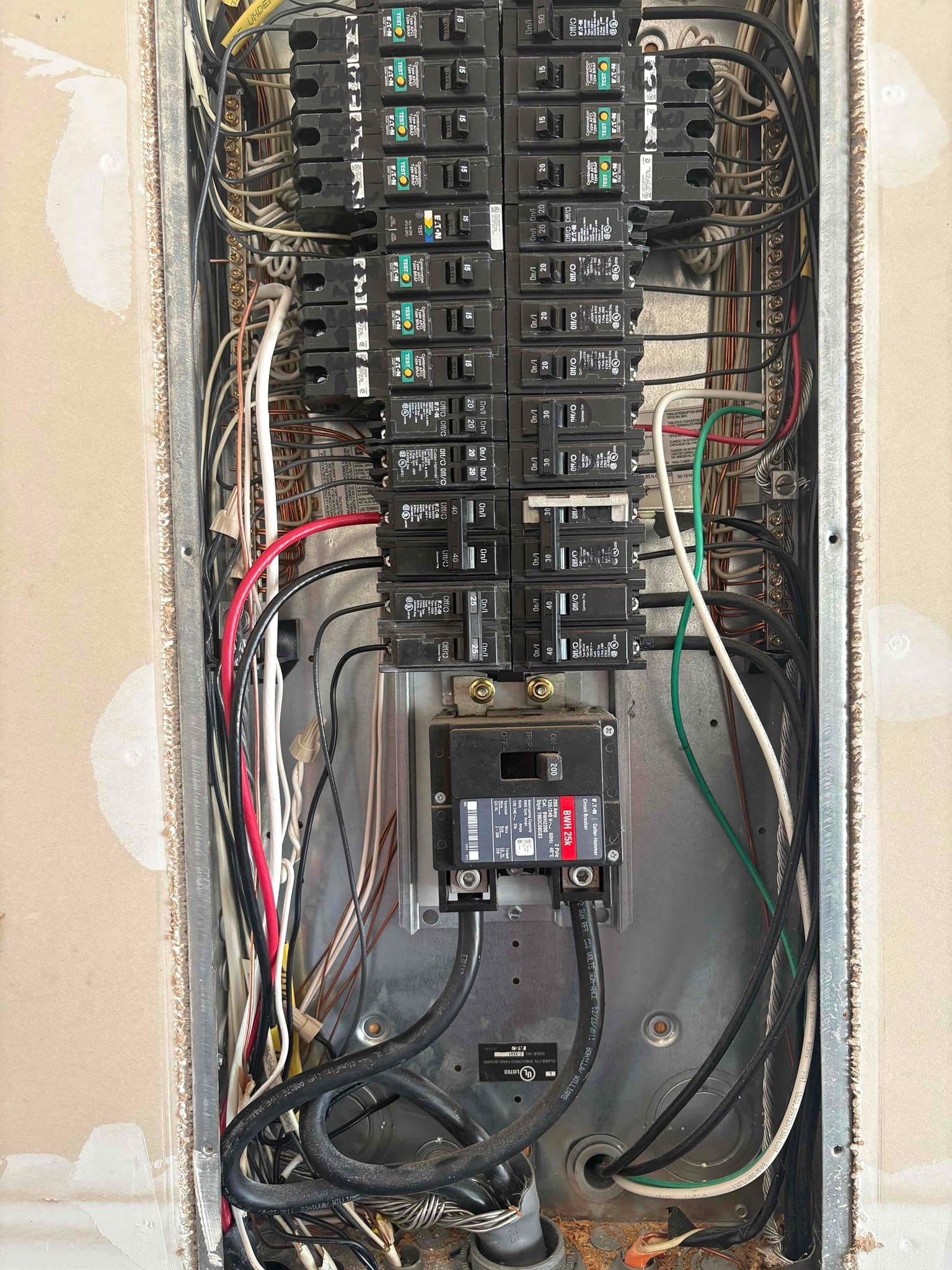 Level 2 EV Charger Installation & Surge Protection in Charlotte completed by Touchstone Electric