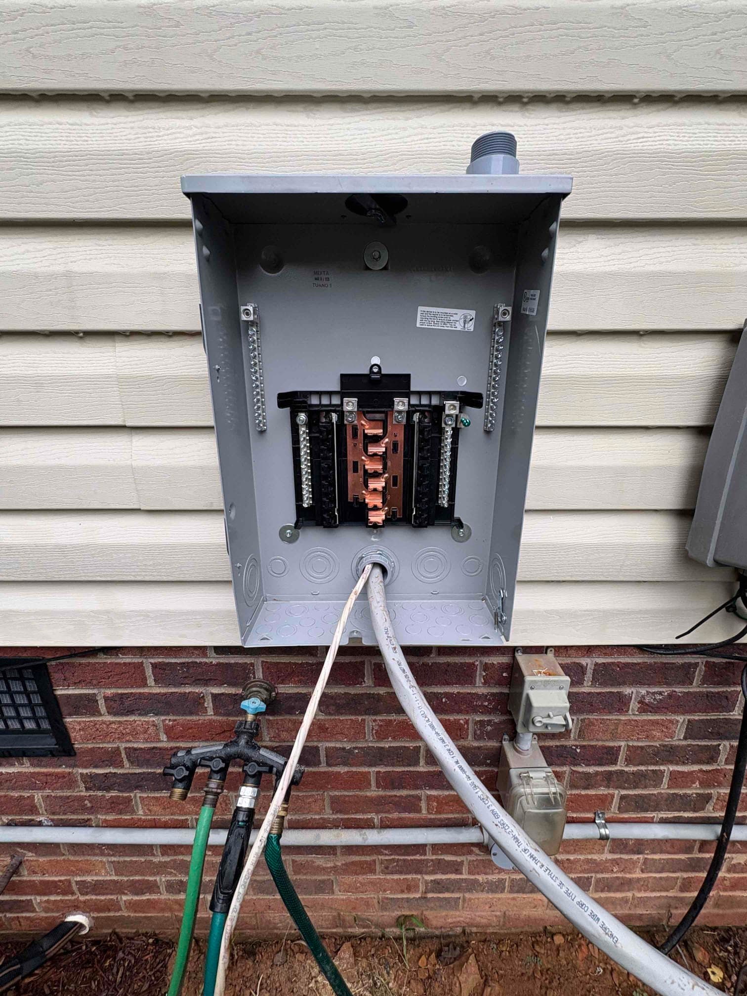 Outdoor Subpanel Installation with 100A Feeder in Albemarle, NC