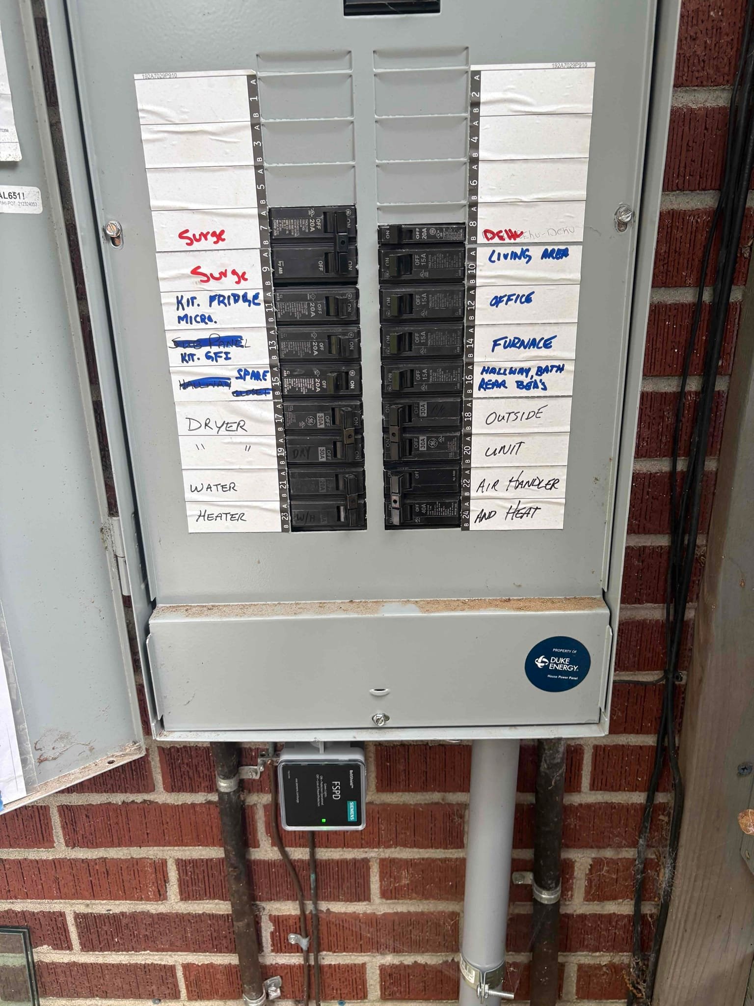 Whole-House Surge Protector Installation in Greenville, SC completed by Touchstone Electric