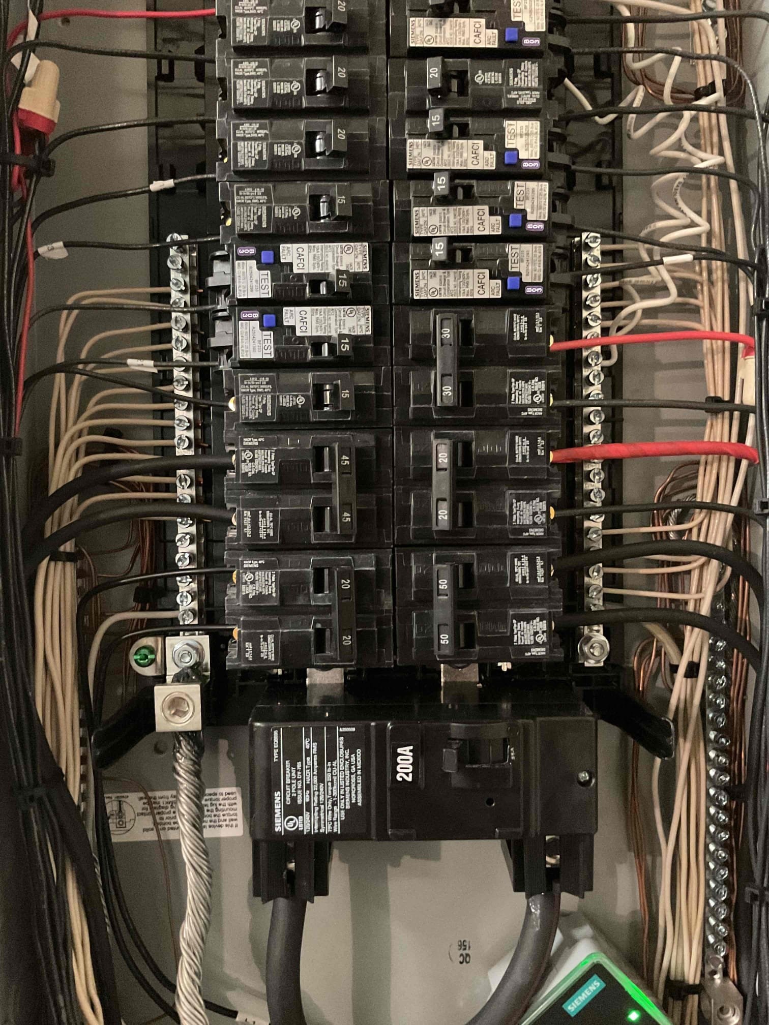 Cary 200A Main Electrical Panel Replacement & Surge Protection completed by Touchstone Electric