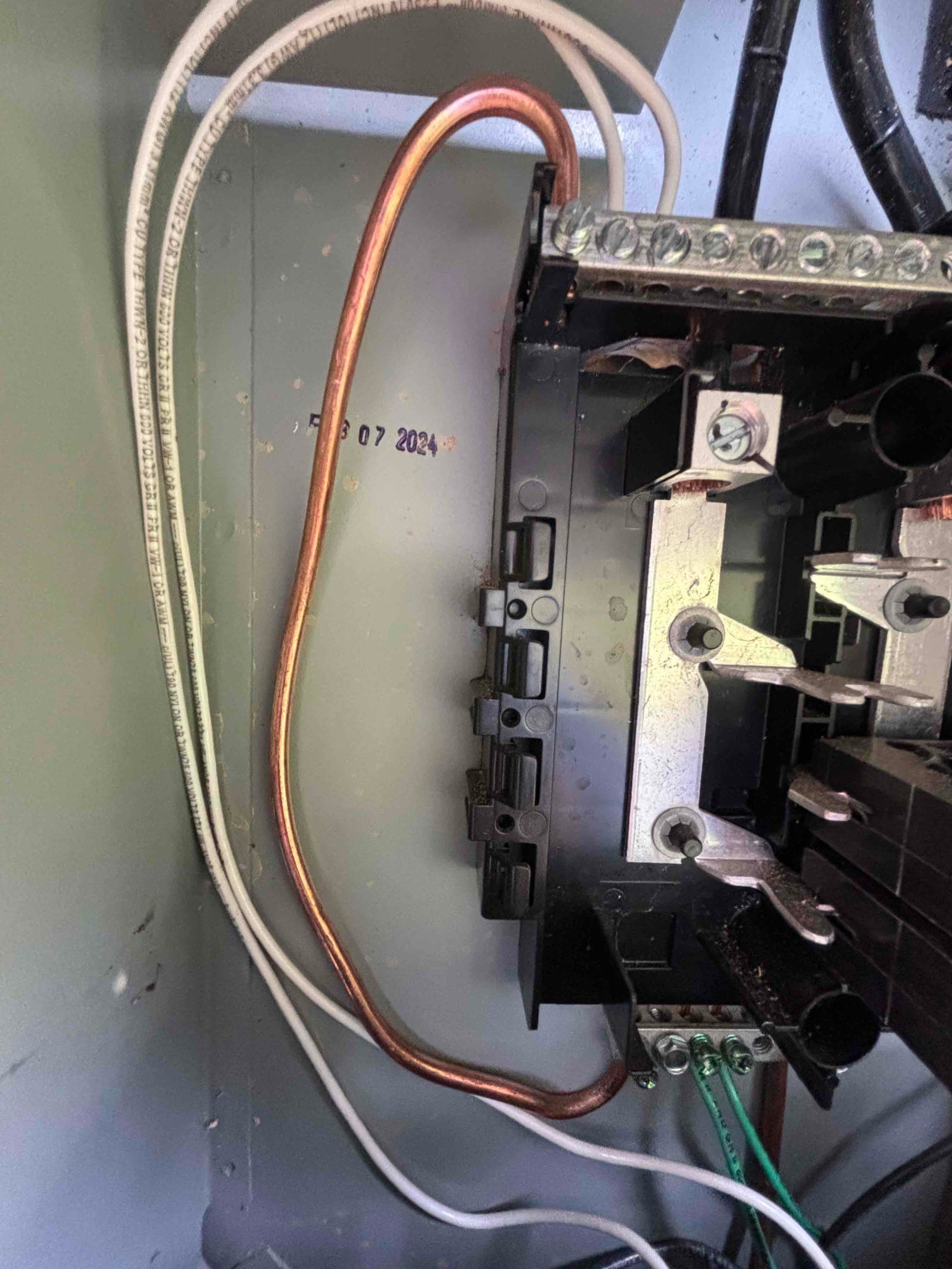 Lake Lure Electrical Panel Bonding Repair & Temp Pole Estimate