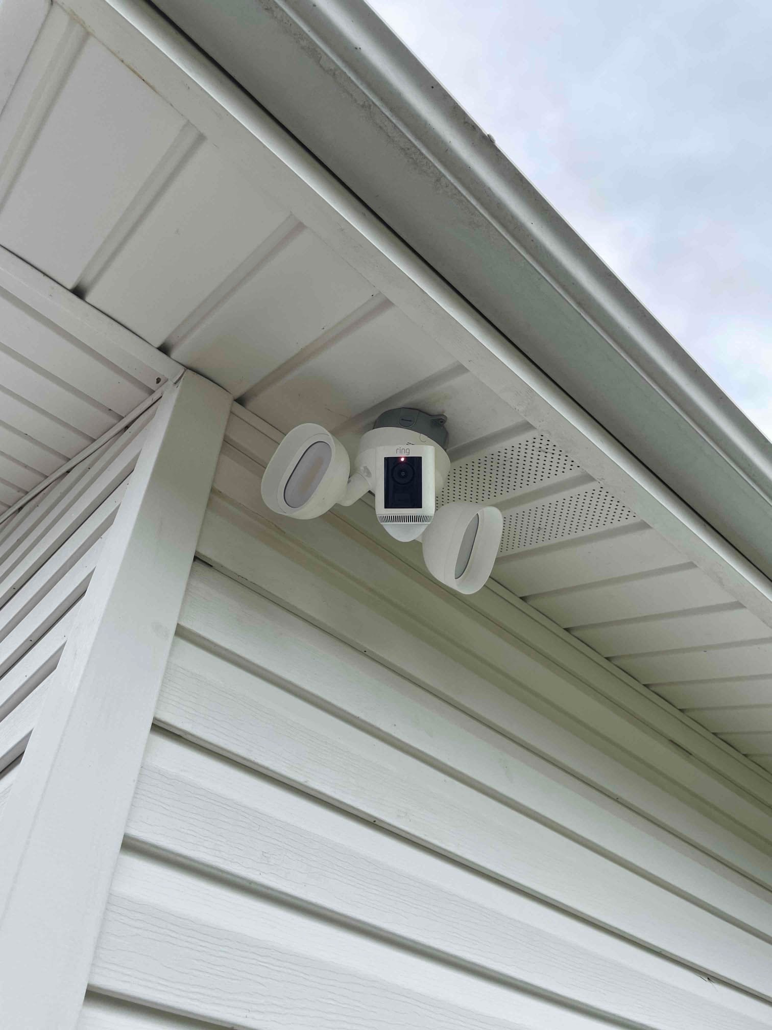 Ring Floodlight & Smart Doorbell Installation in Concord, NC completed by Touchstone Electric