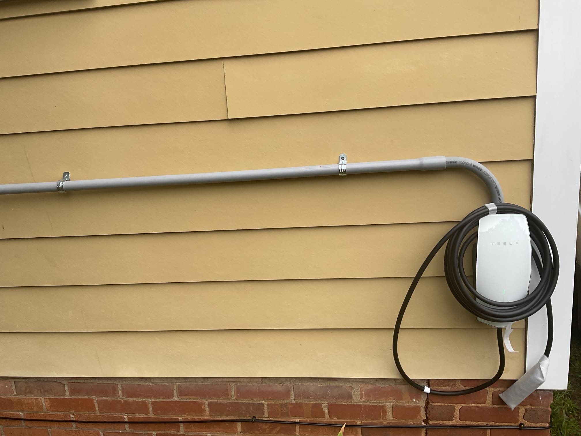 Level 2 EV Charger & GFCI Outlet Installation in Charlotte completed by Touchstone Electric