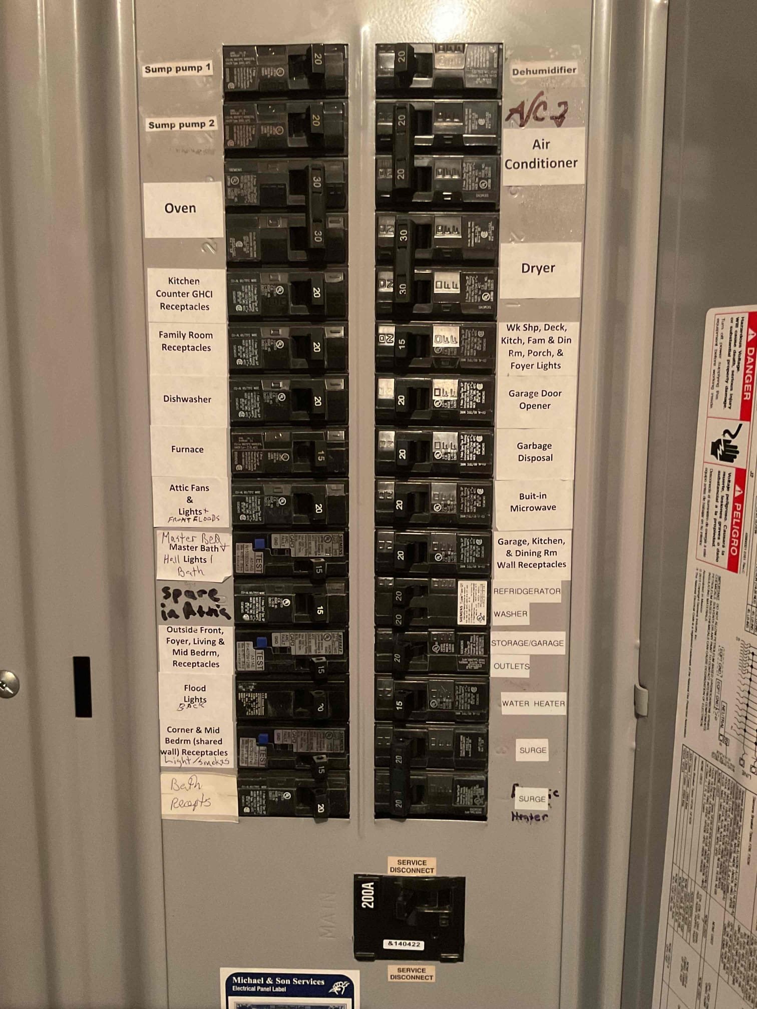 Garage Outlet Installation & GFCI Upgrade in Raleigh, NC completed by Touchstone Electric