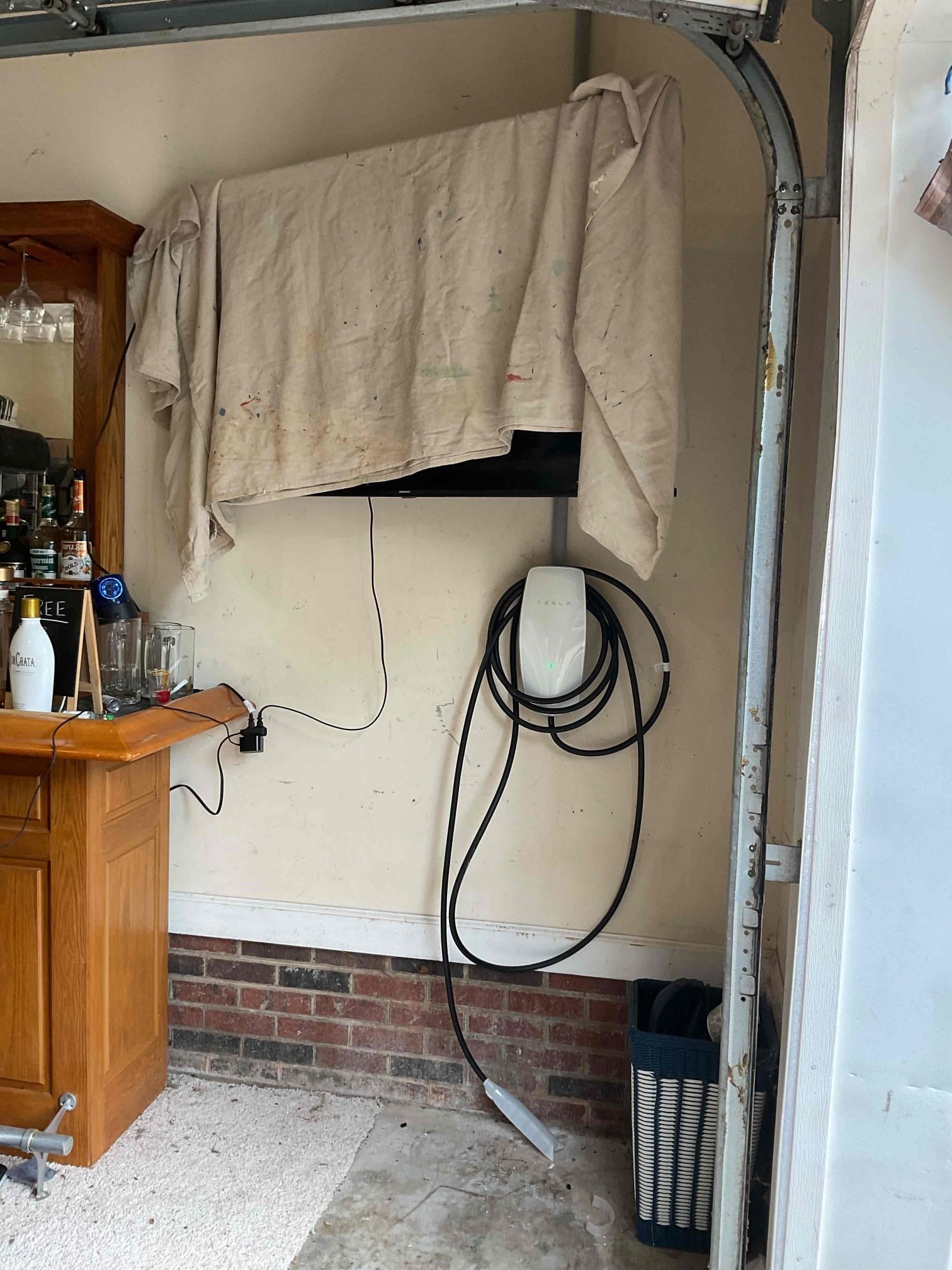 Tesla Wall Connector Installation in Claremont, NC - 60A Circuit completed by Touchstone Electric