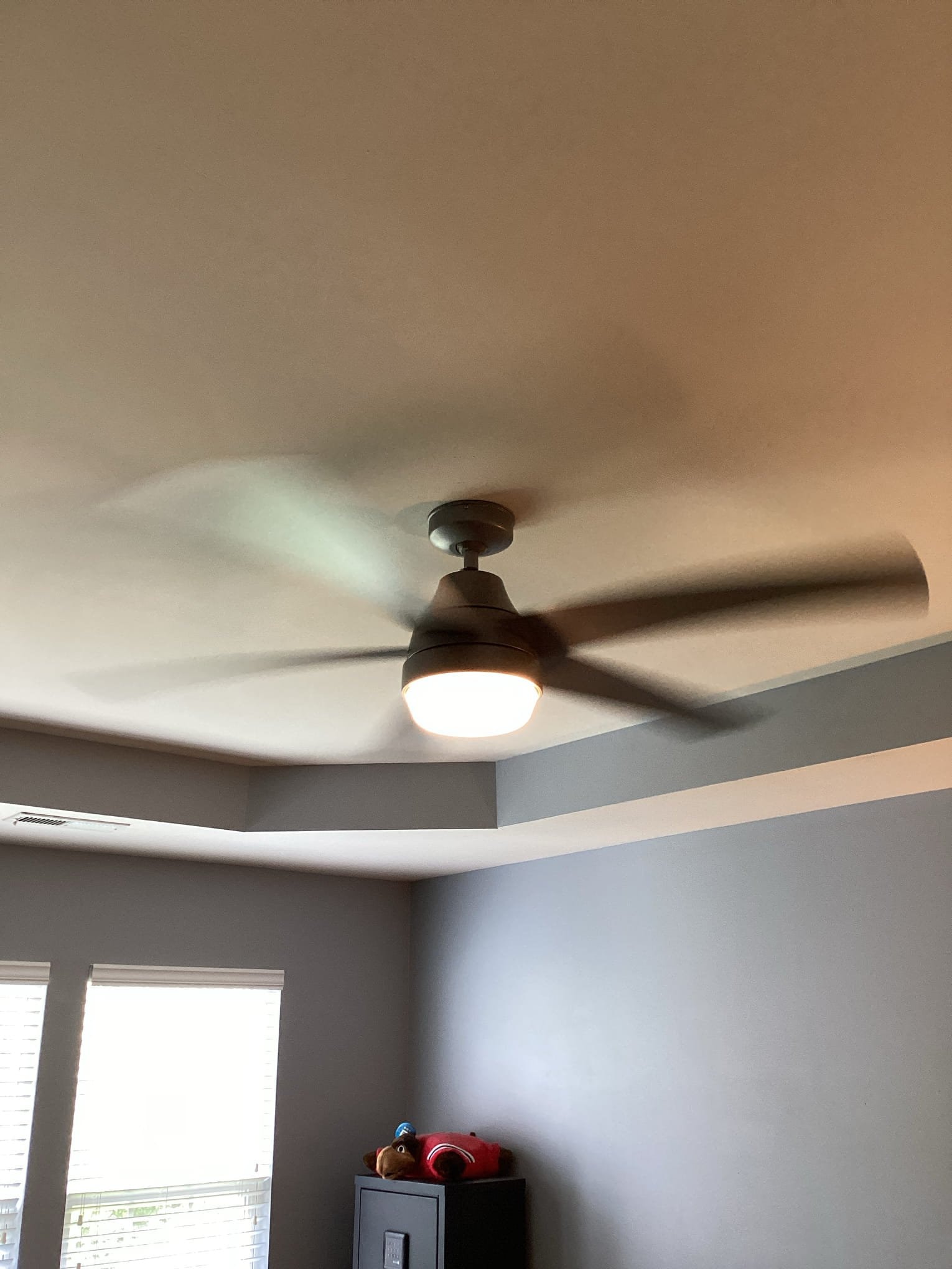 Ceiling Fan Installation & Outdoor Outlet Covers in Morrisville completed by Touchstone Electric