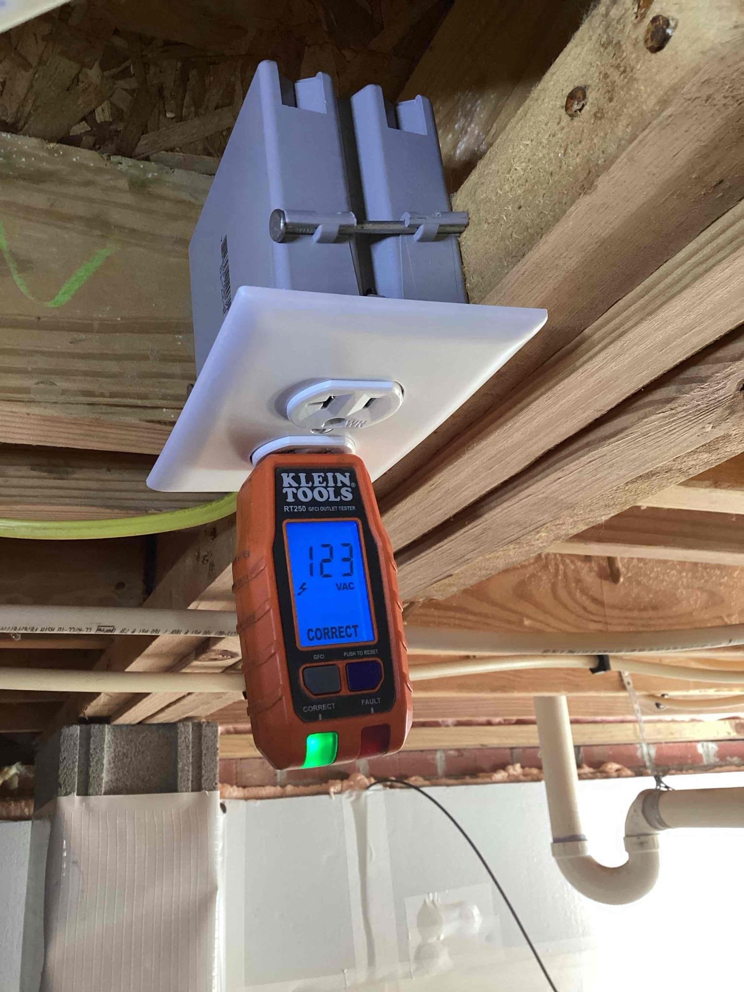 Conduit Installation for Sump Pump & Dehumidifier in Fayetteville, NC completed by Touchstone Electric