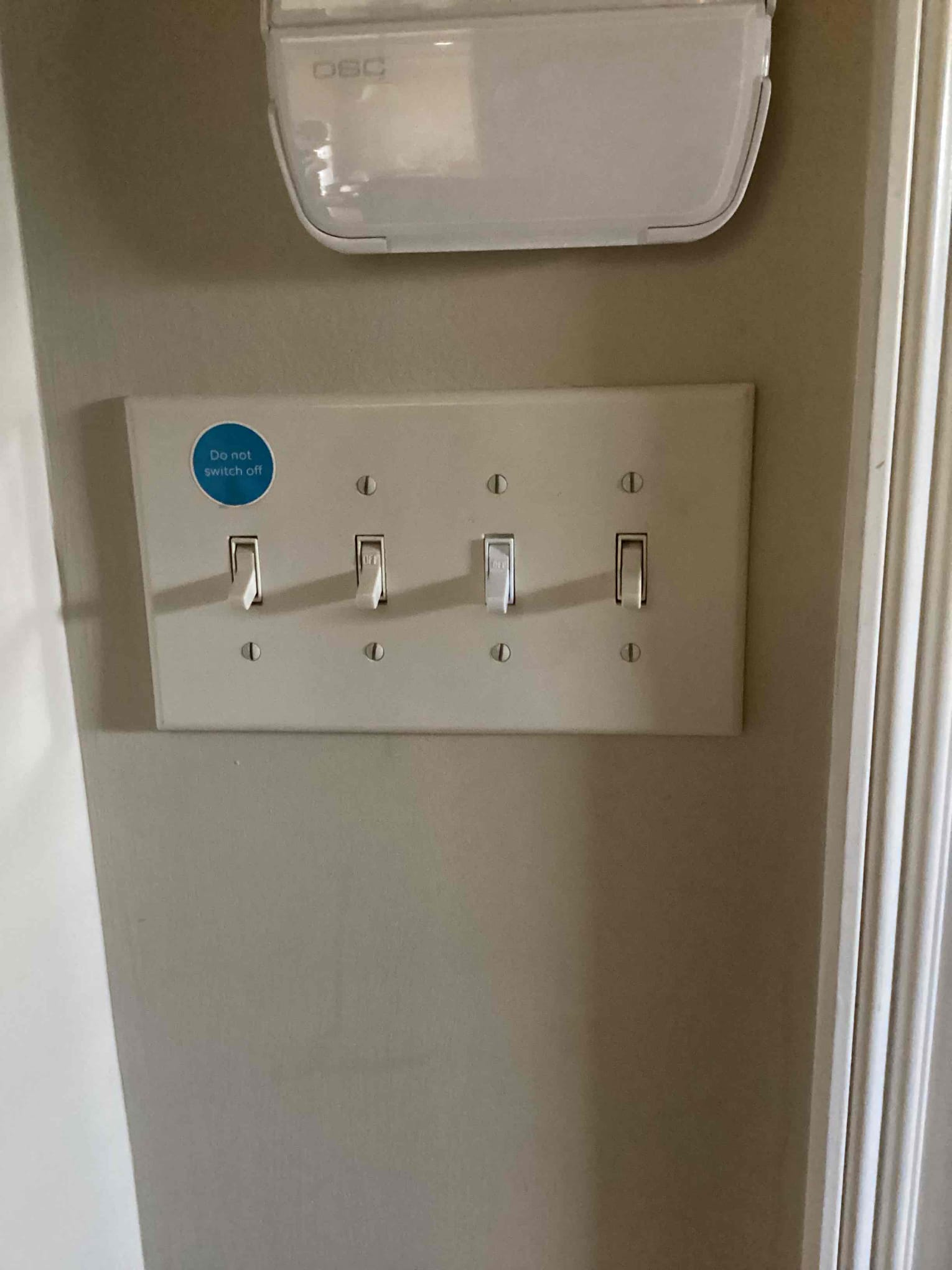 Light Switch Replacement & Hallway Switch Repair in Statesville, NC completed by Touchstone Electric