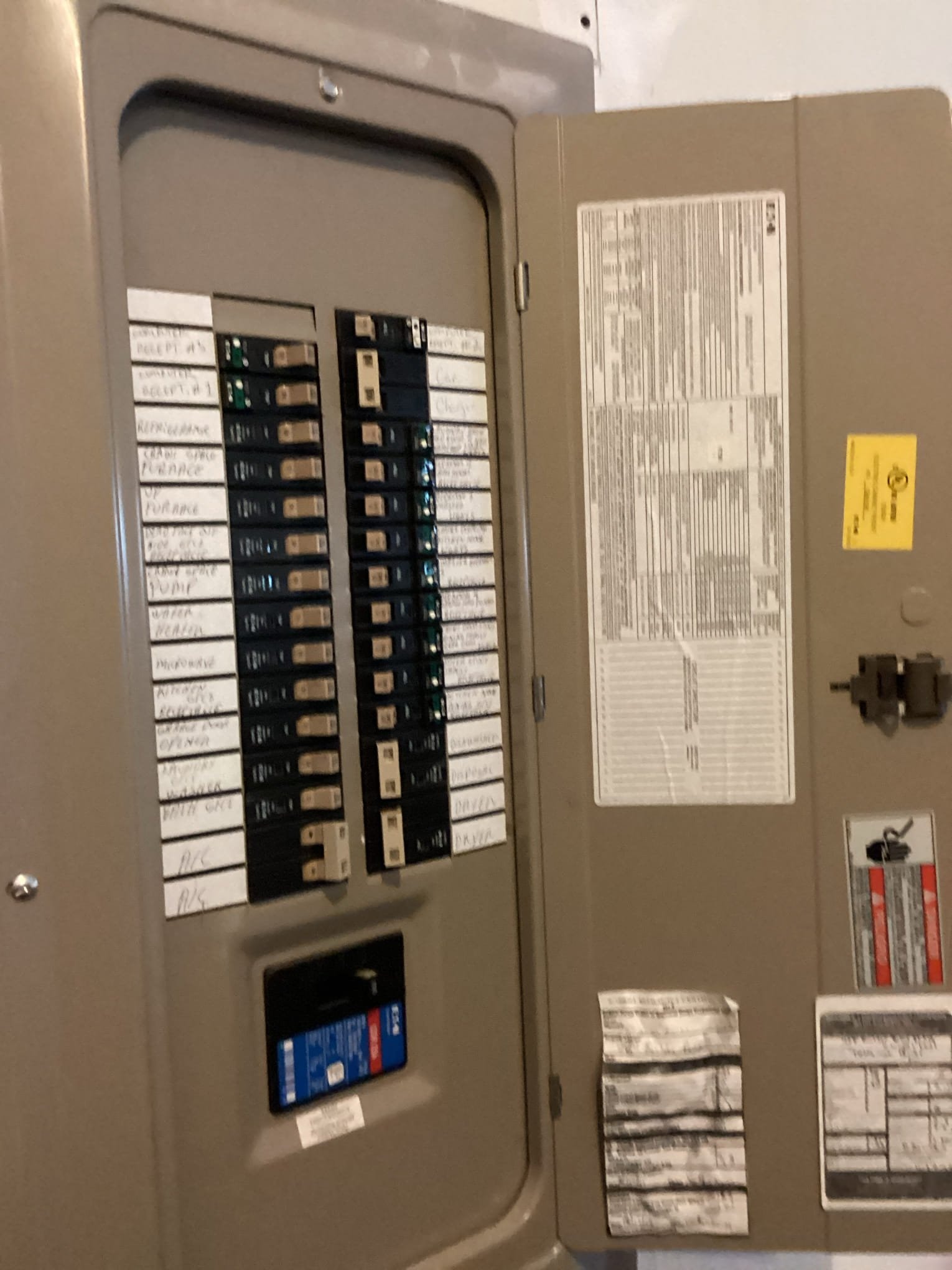 Circuit Breaker Replacement & Conduit Install in Chapel Hill, NC completed by Touchstone Electric