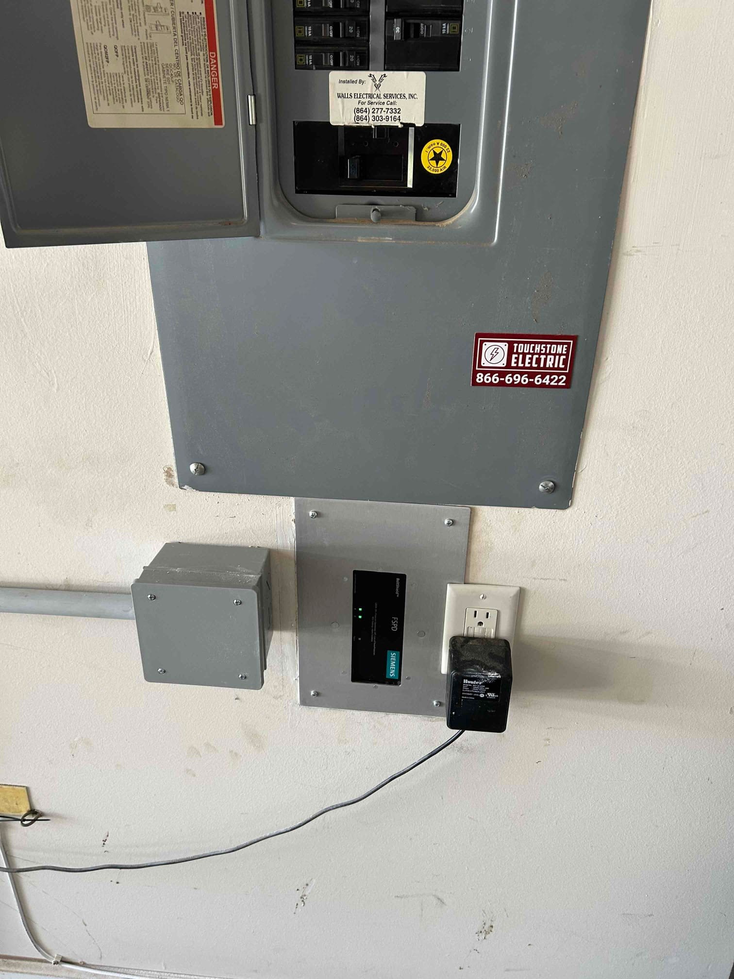 Level 2 EV Charger Installation with Duke Rebate in Greer, SC completed by Touchstone Electric