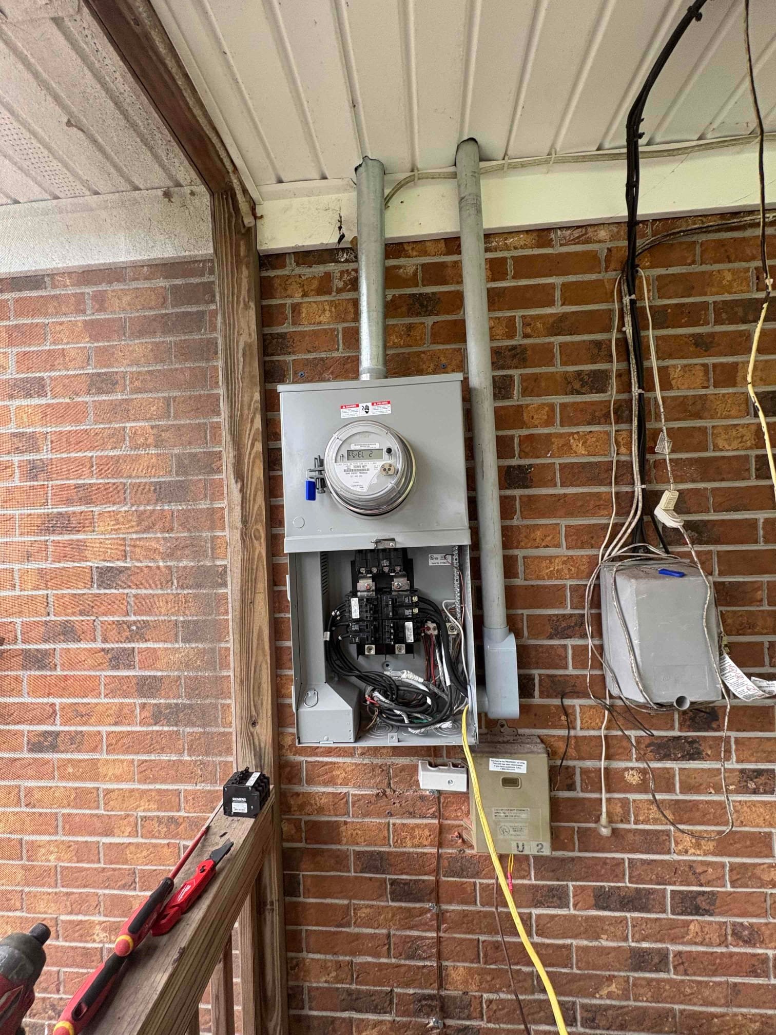 200A Meter & Panel Upgrade with Breakers in Wilmington, NC completed by Touchstone Electric