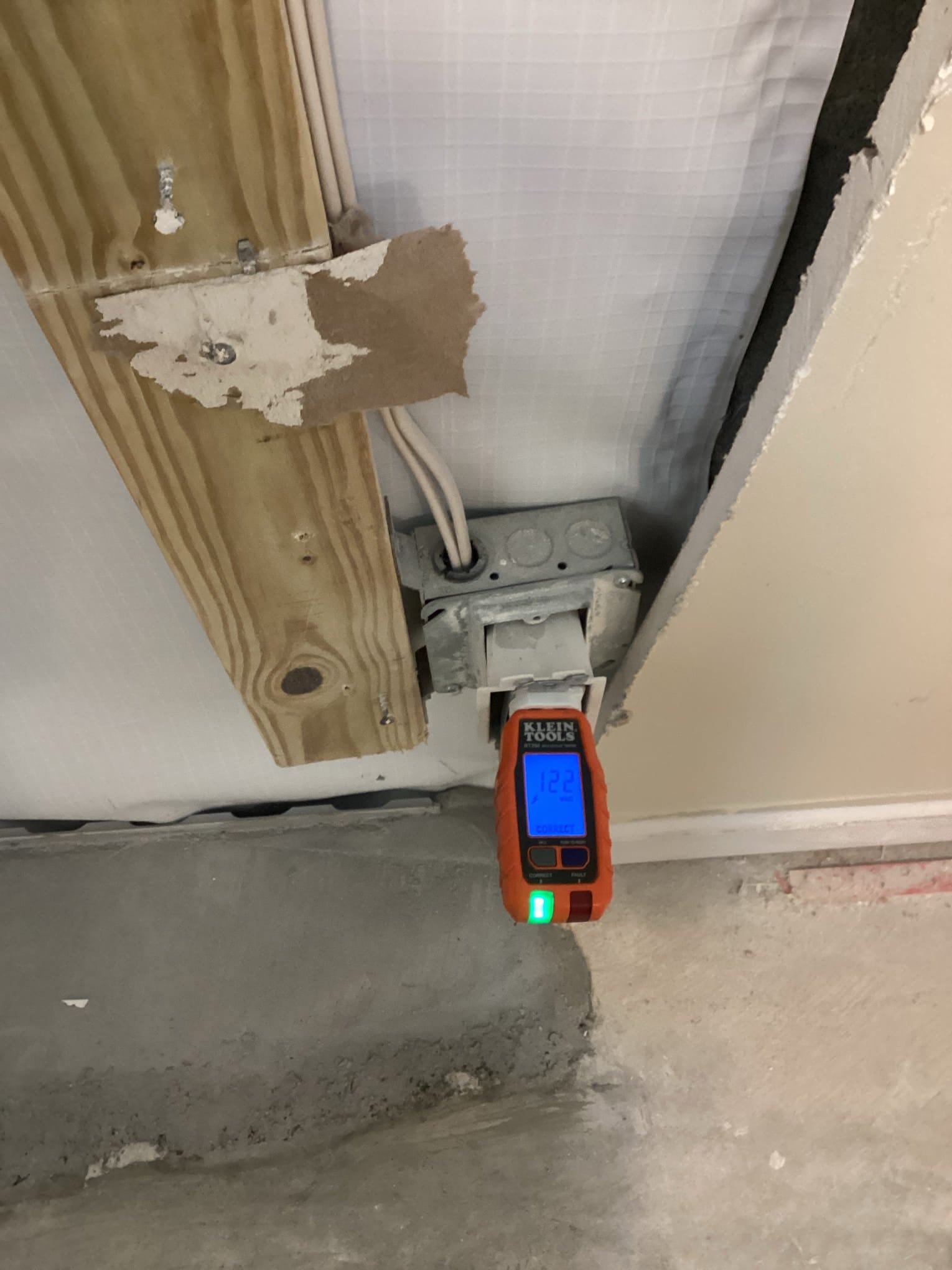 Outlet Circuit Repair & Wiring Restoration in Durham, NC completed by Touchstone Electric