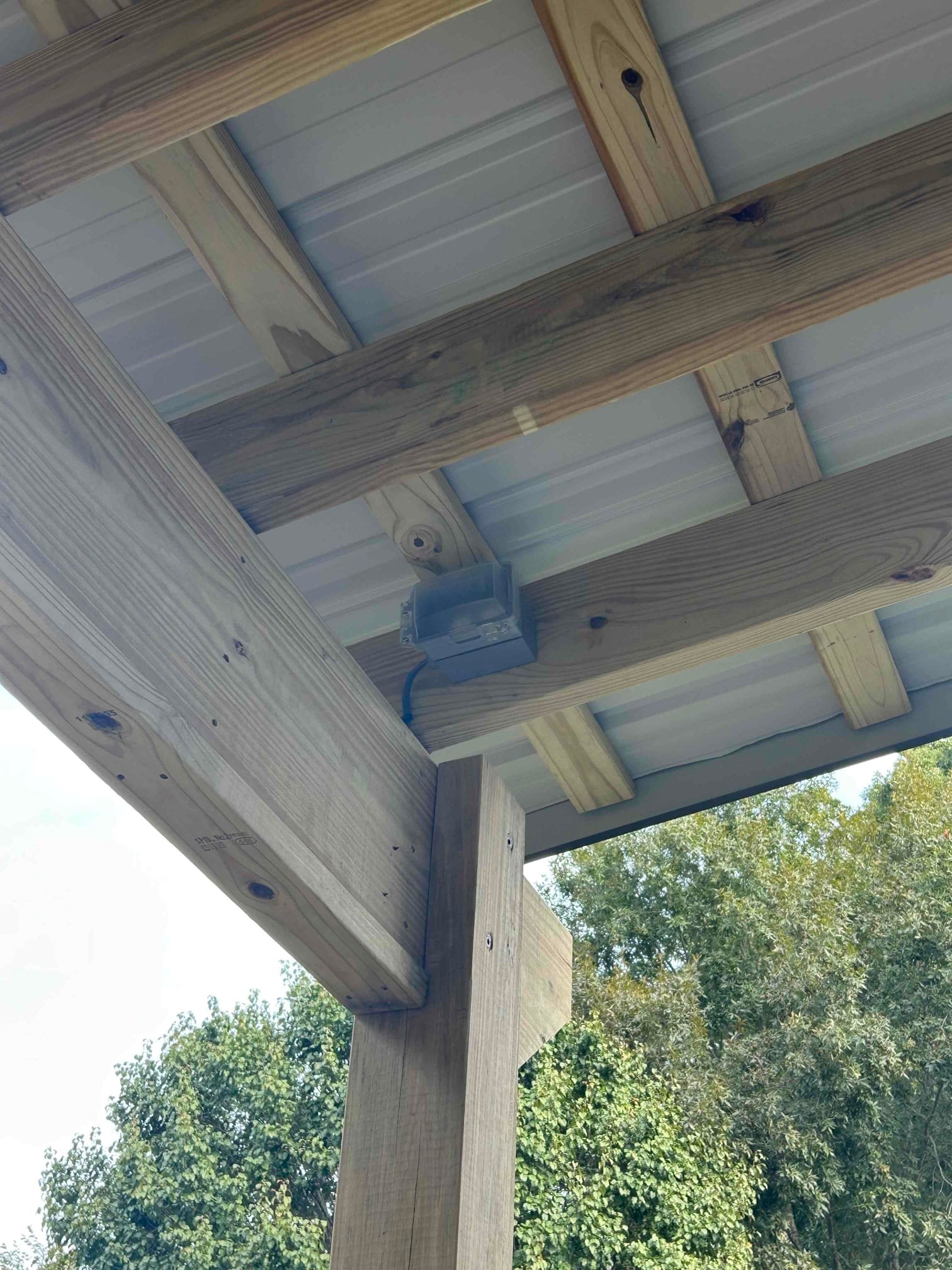 Ceiling Fan and Flood Light Installation in Fort Mill, SC completed by Touchstone Electric