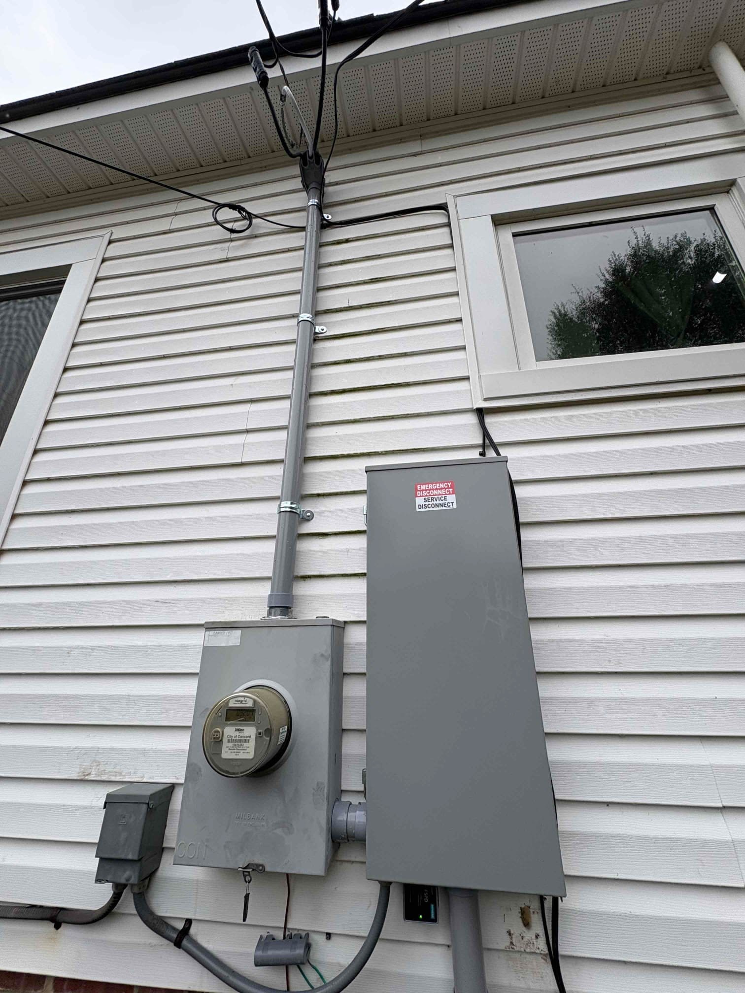 Concord Subpanel & 200A Service Disconnect Installation & New Breakers completed by Touchstone Electric