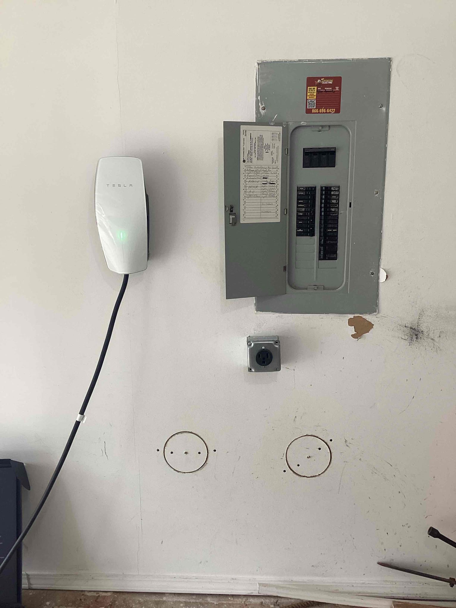Level 2 EV Charger Installation & 60A Breaker in Charlotte completed by Touchstone Electric