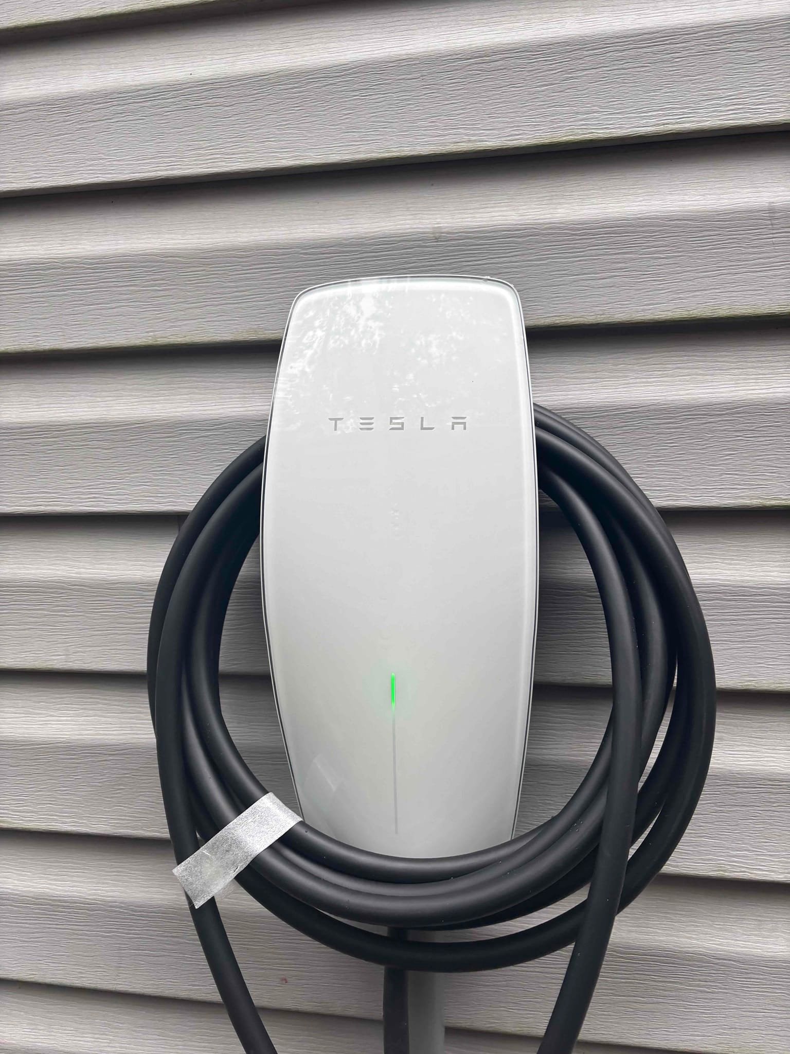 Tesla Wall Connector Installation in Shelby - 60A Level 2 Circuit completed by Touchstone Electric