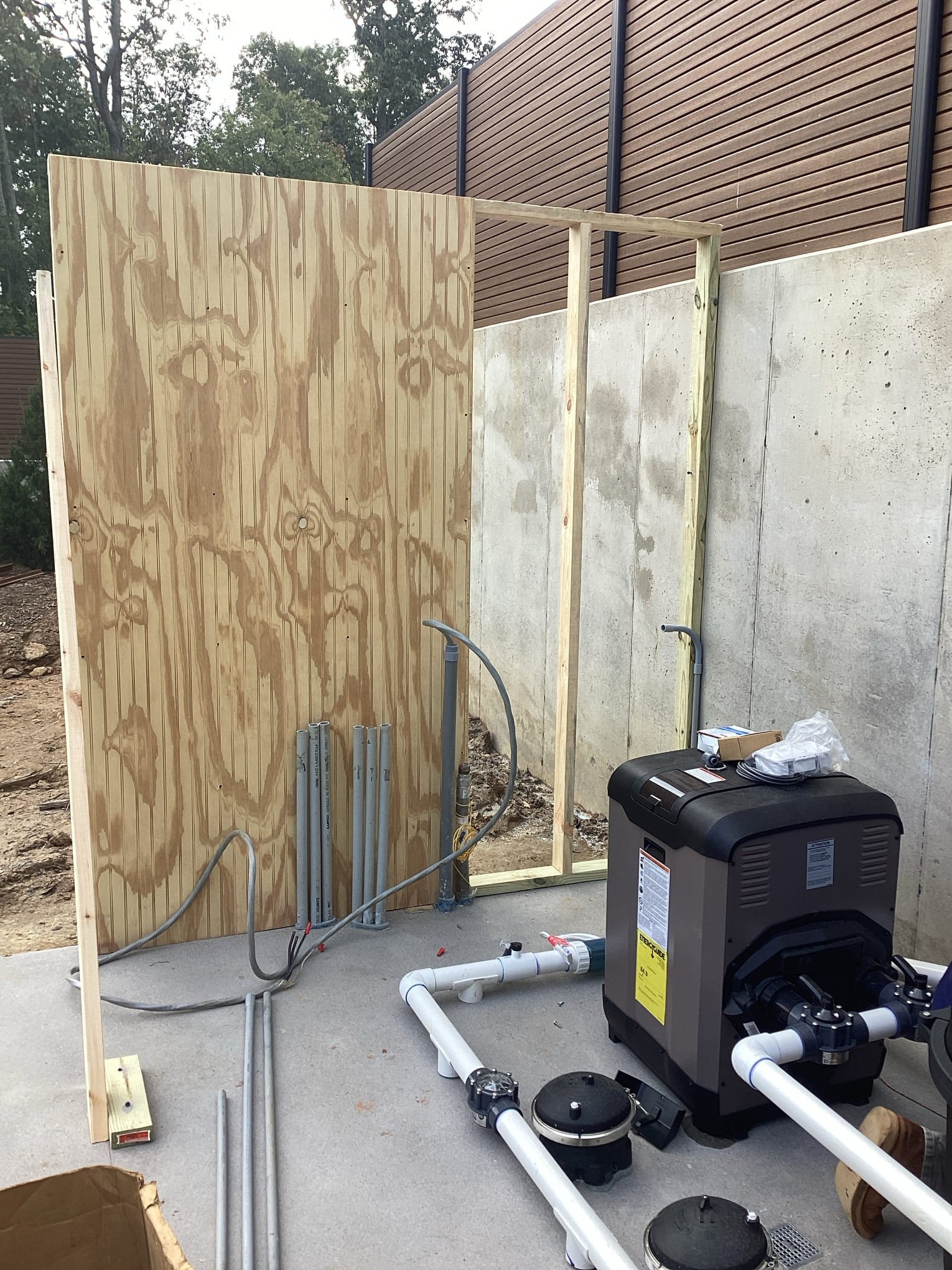 Chimney Rock Pool Electrical Hookups, GFCI Breakers & Lighting Install completed by Touchstone Electric