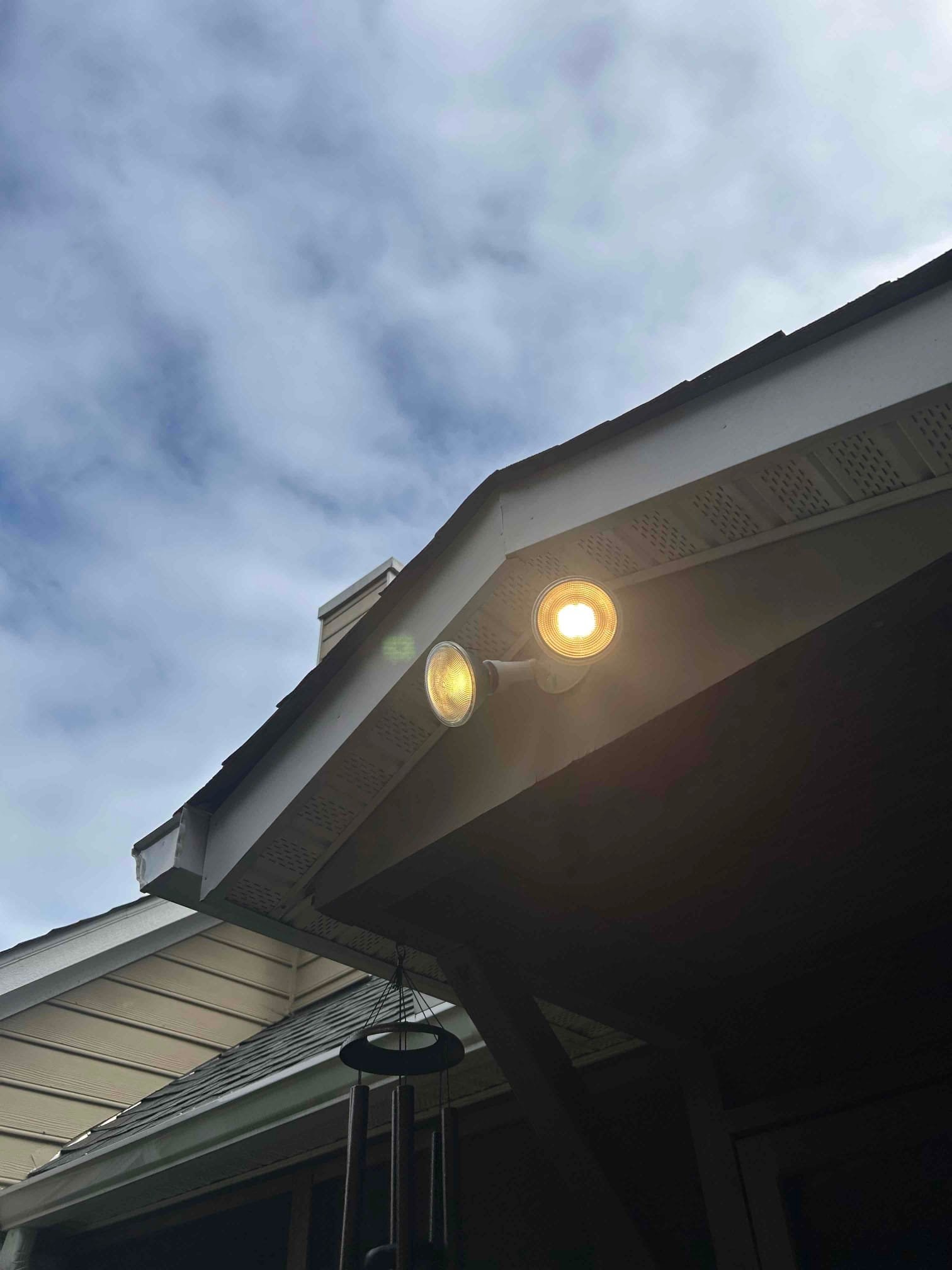 Durham Lighting Installation: Flood Light & Sconce Setup completed by Touchstone Electric