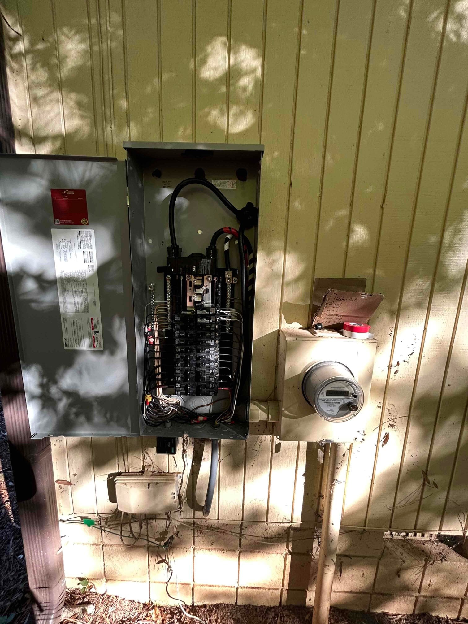 200 Amp Electrical Panel Upgrade & Breakers in Durham, NC completed by Touchstone Electric