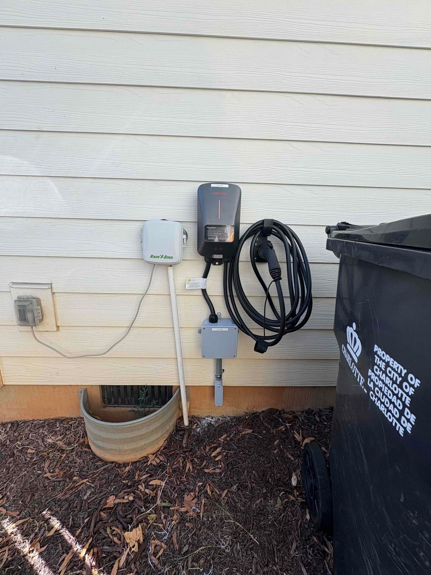 Level 2 EV Charger Installation in Charlotte, NC | 60A Home Setup completed by Touchstone Electric