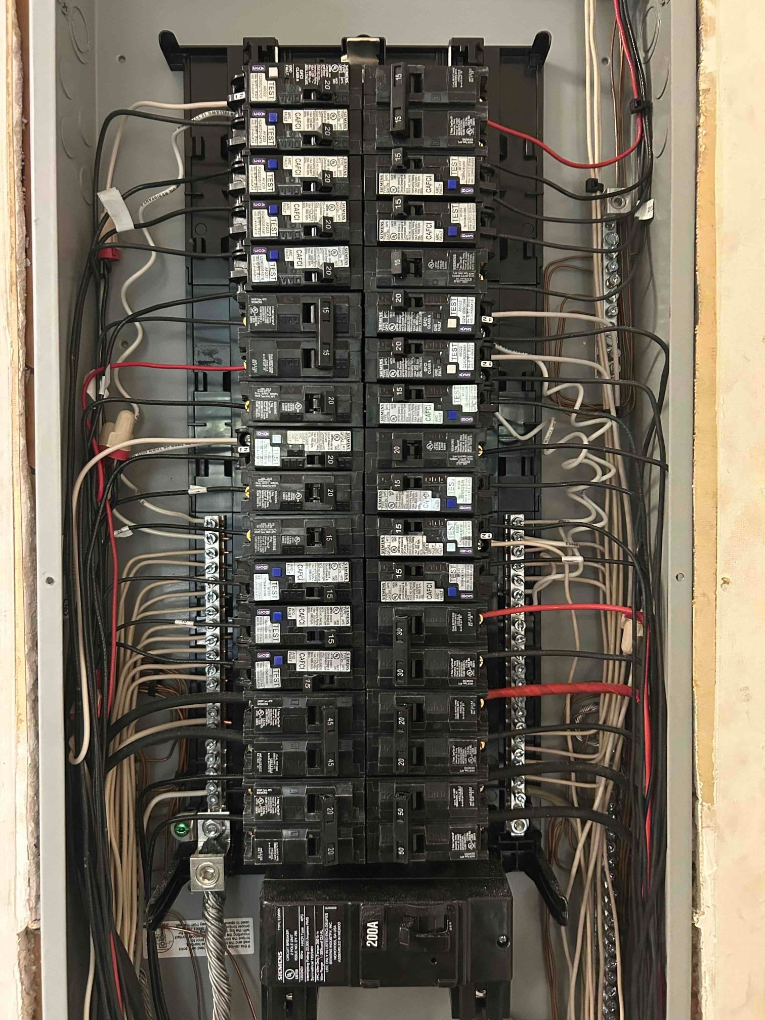 GFCI Outlet & Breaker Installation in Cary, NC for Baths & Laundry completed by Touchstone Electric