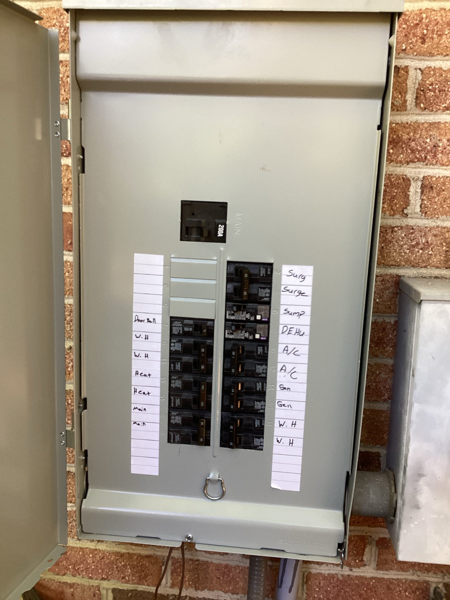 200A Electrical Panel Upgrade & Whole-Home Surge in Sanford, NC completed by Touchstone Electric