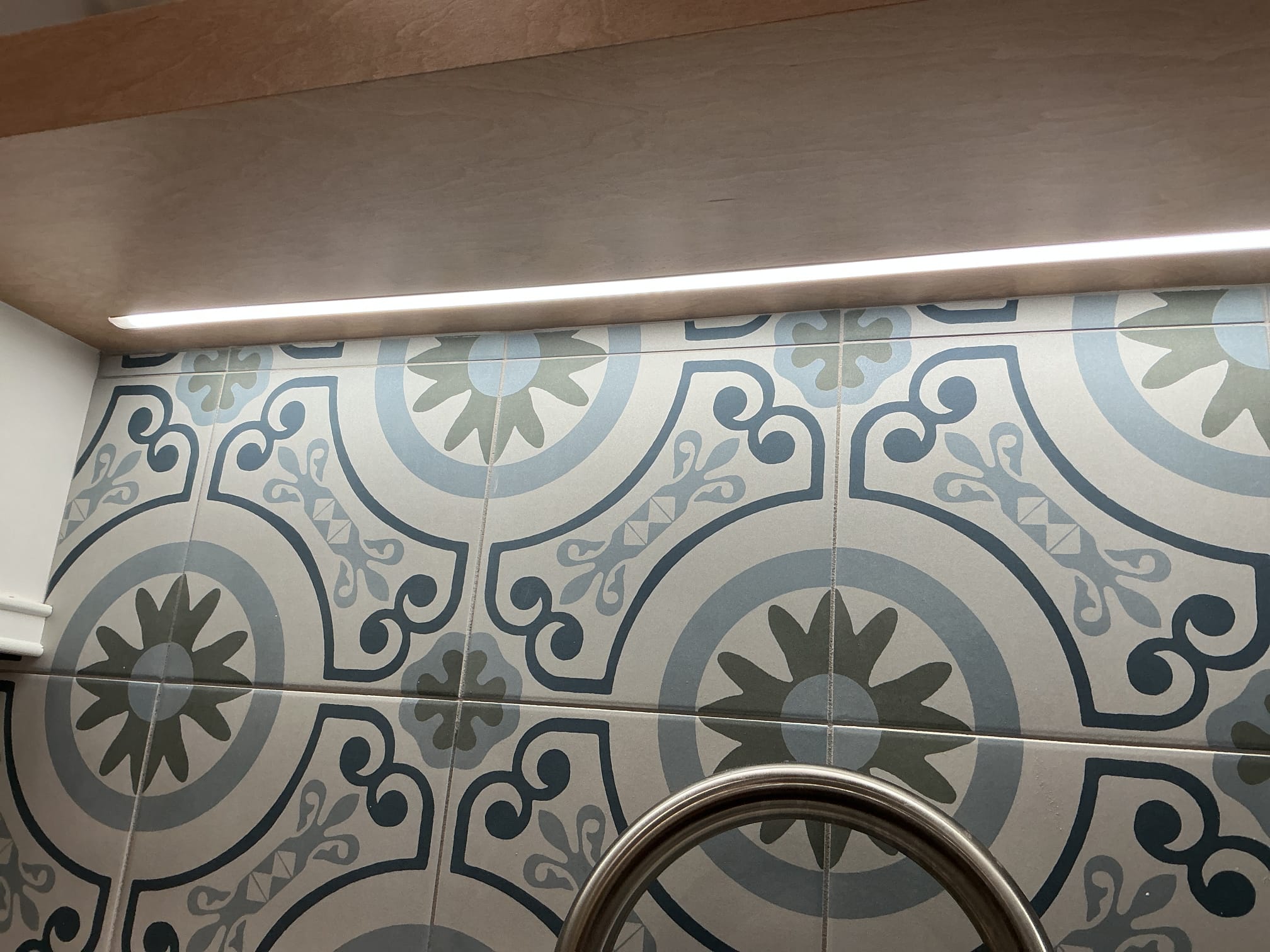 Kitchen Under-Cabinet LED Tape Lighting Installation in Concord, NC completed by Touchstone Electric
