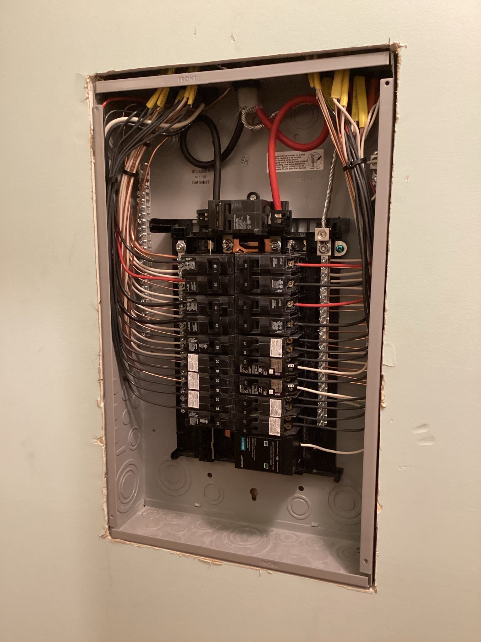 150A Panel Upgrade & Surge Protection in Rocky Mount, NC completed by Touchstone Electric