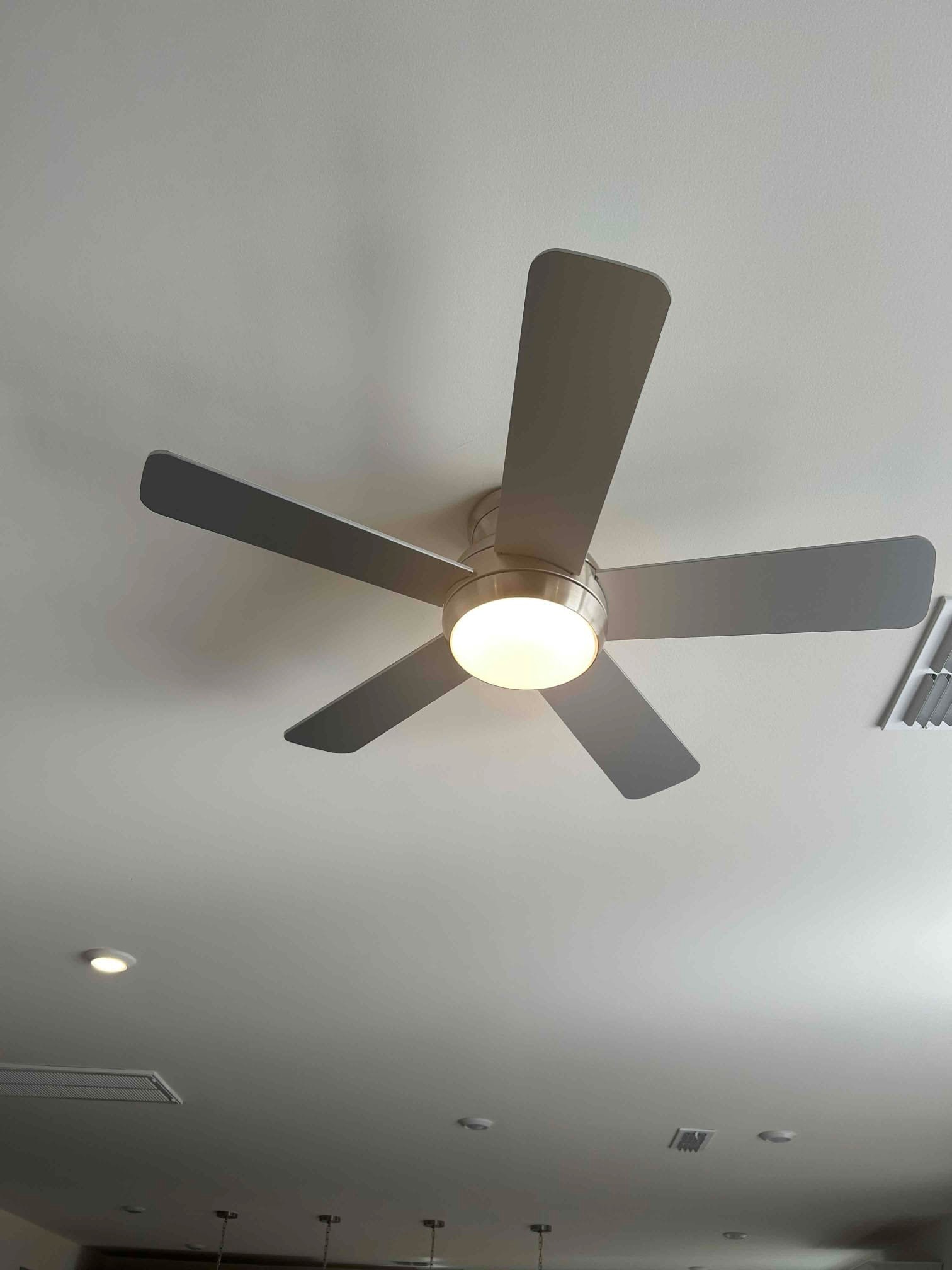 Professional Bedroom Ceiling Fan Installation in Durham, NC completed by Touchstone Electric