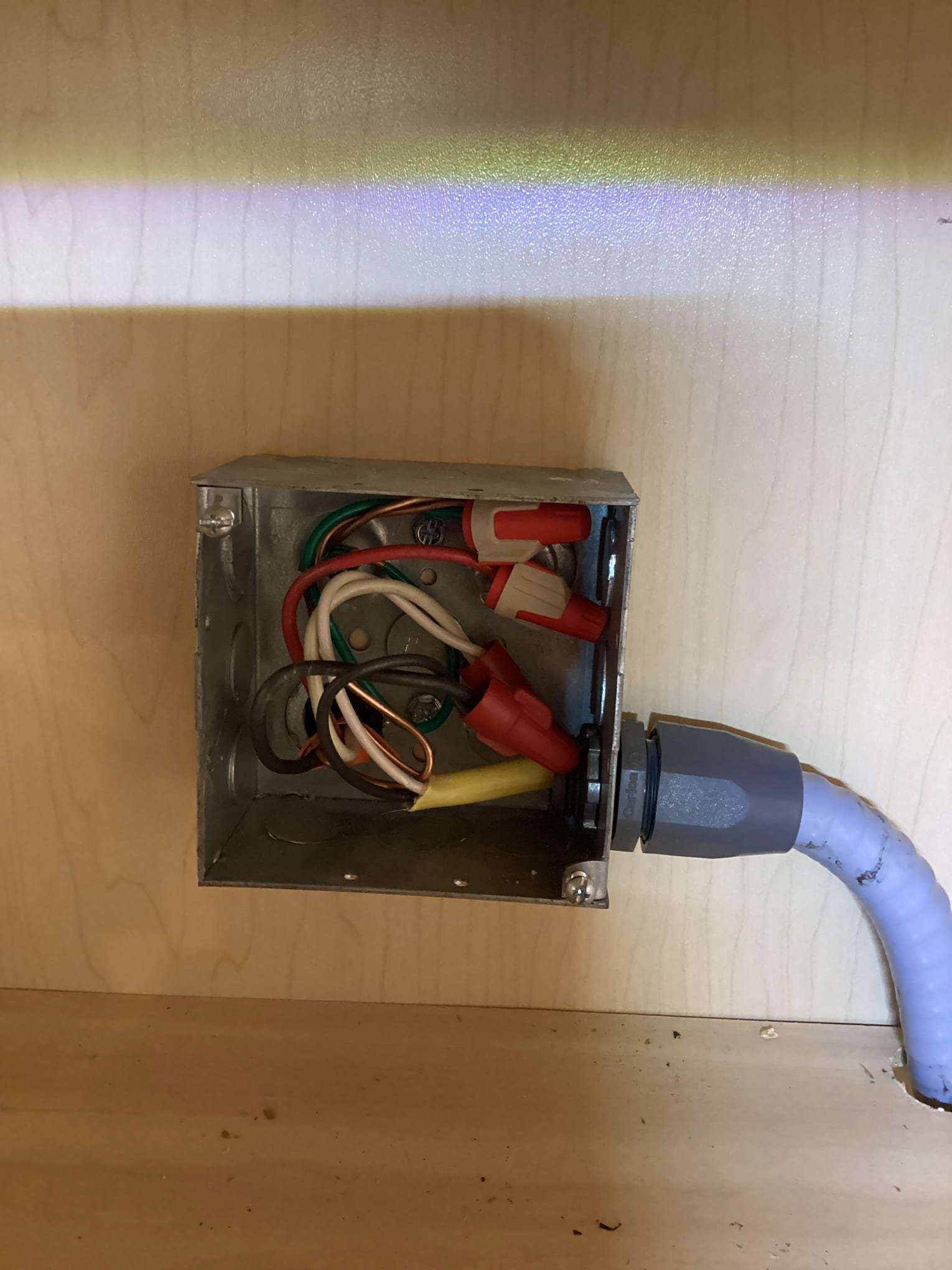 Microwave Outlet & 20A Circuit Breaker Installation in Wake Forest completed by Touchstone Electric